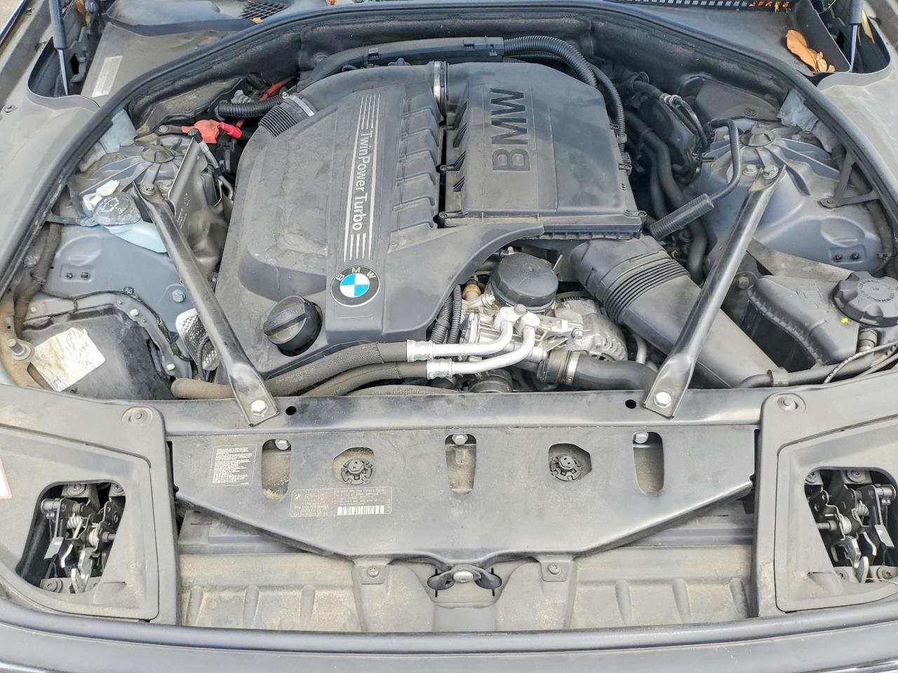 2014 Bmw 535 I Silver vin: WBA5B1C52ED478589