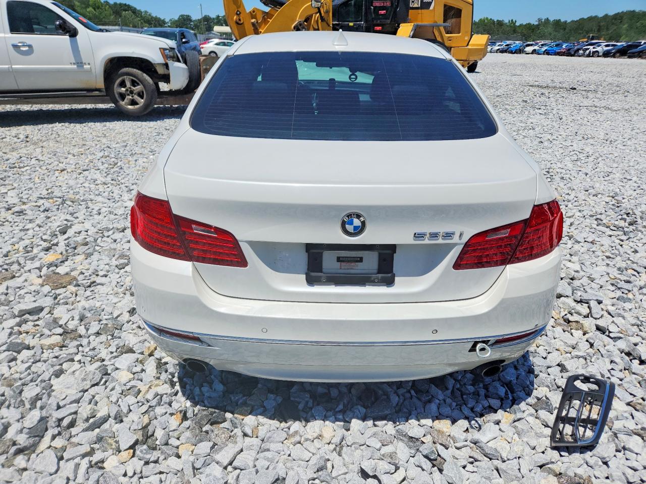 2014 Bmw 535 I White vin: WBA5B1C52ED483727