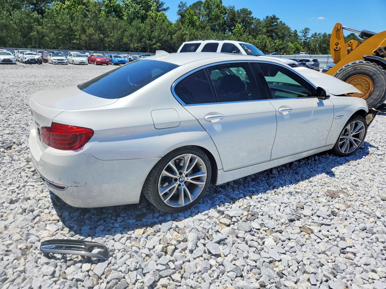 2014 Bmw 535 I White vin: WBA5B1C52ED483727