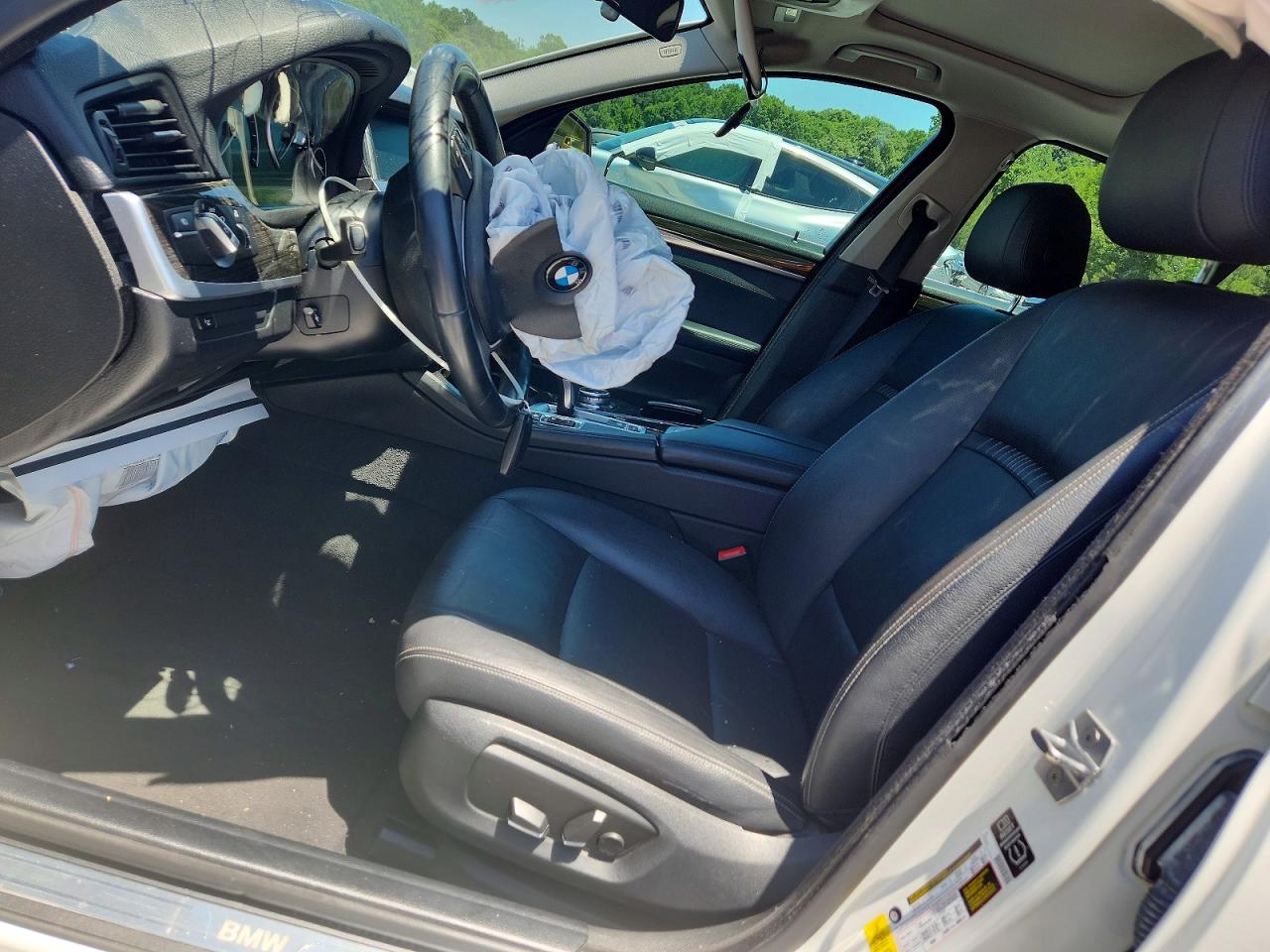 2014 Bmw 535 I White vin: WBA5B1C52ED483727