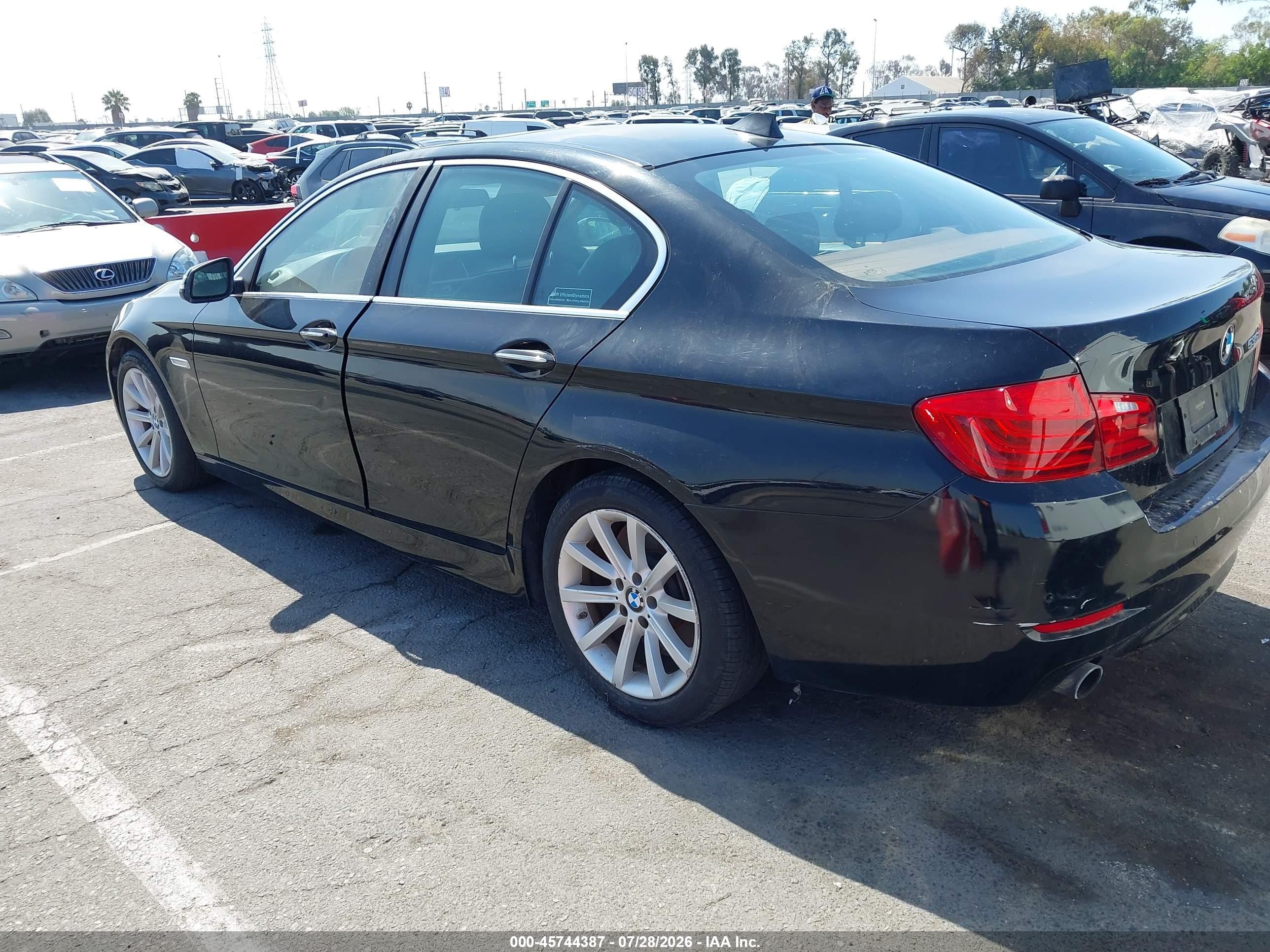 2014 Bmw 535i   Black vin: WBA5B1C52ED484344