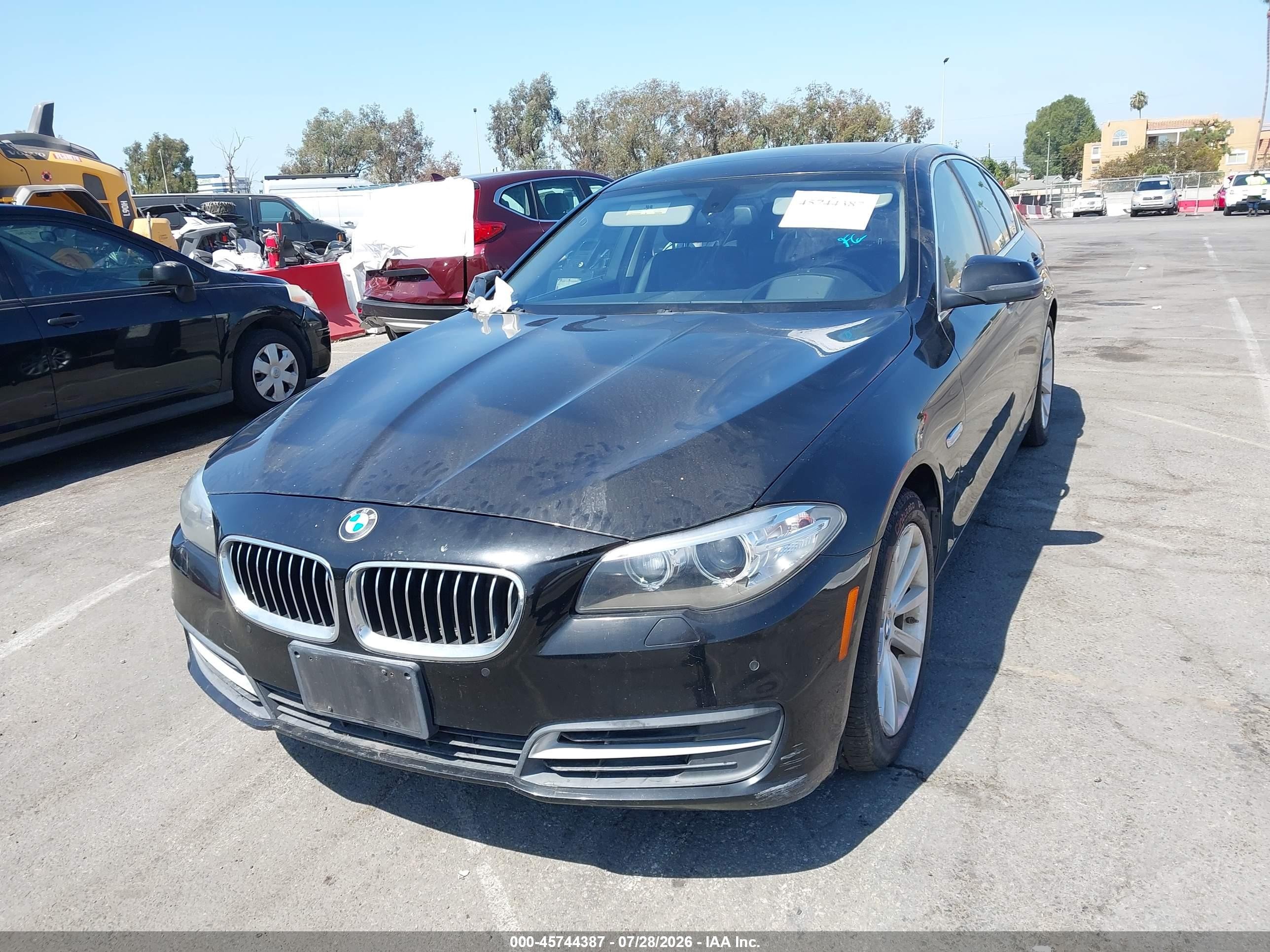 2014 Bmw 535i   Black vin: WBA5B1C52ED484344