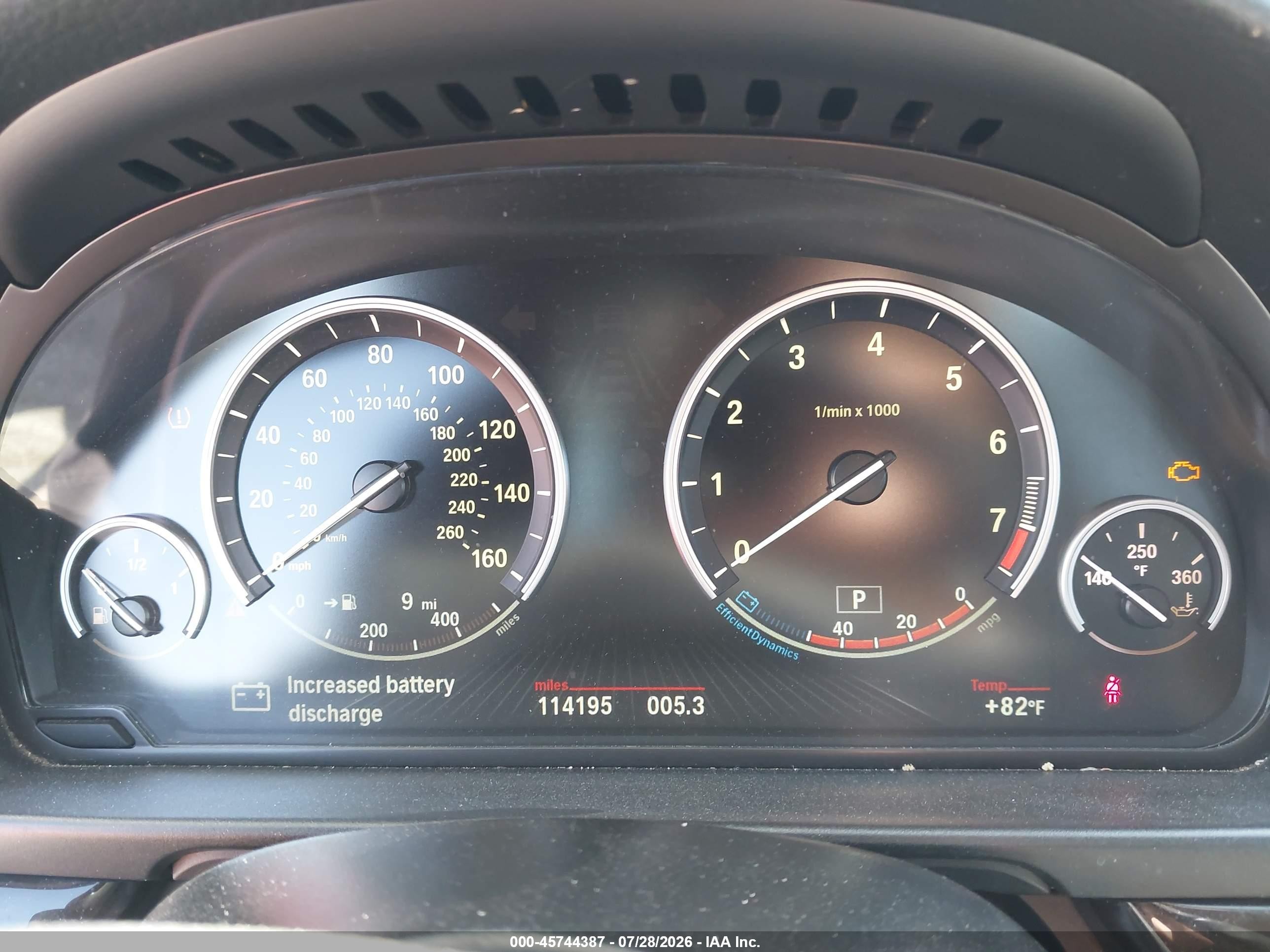 2014 Bmw 535i   Black vin: WBA5B1C52ED484344
