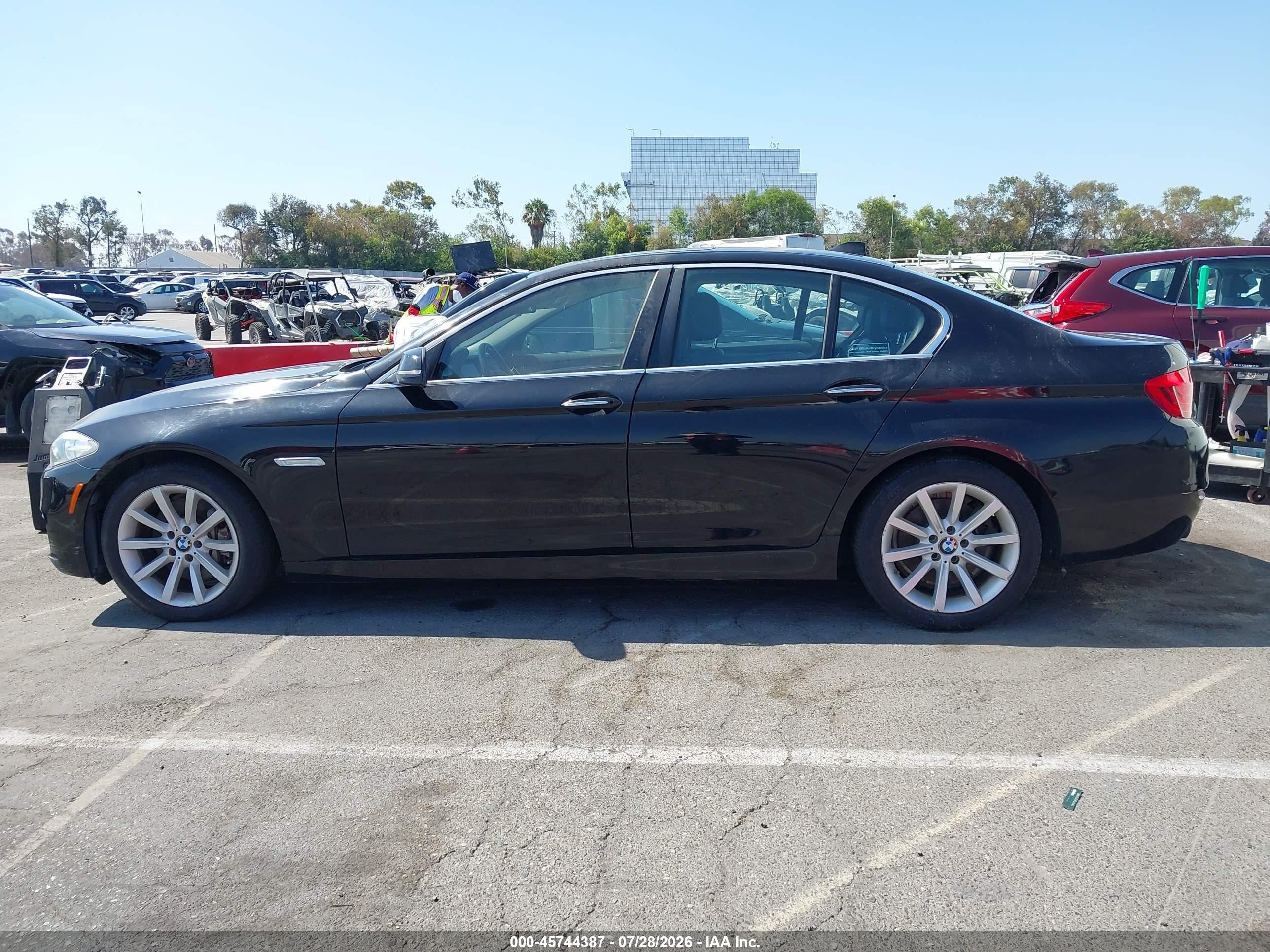2014 Bmw 535i   Black vin: WBA5B1C52ED484344