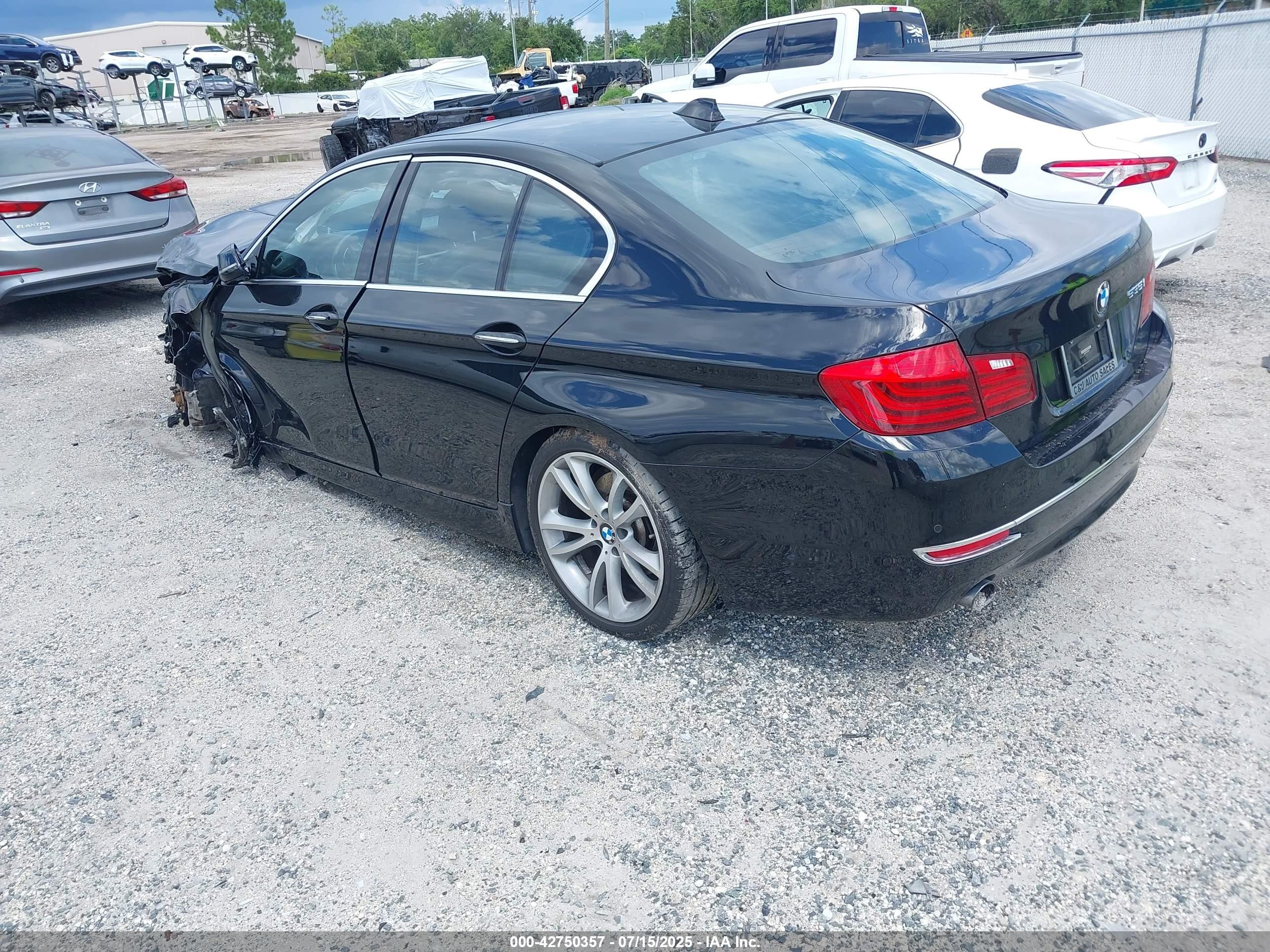 2015 Bmw 535i   Black vin: WBA5B1C52FD918831