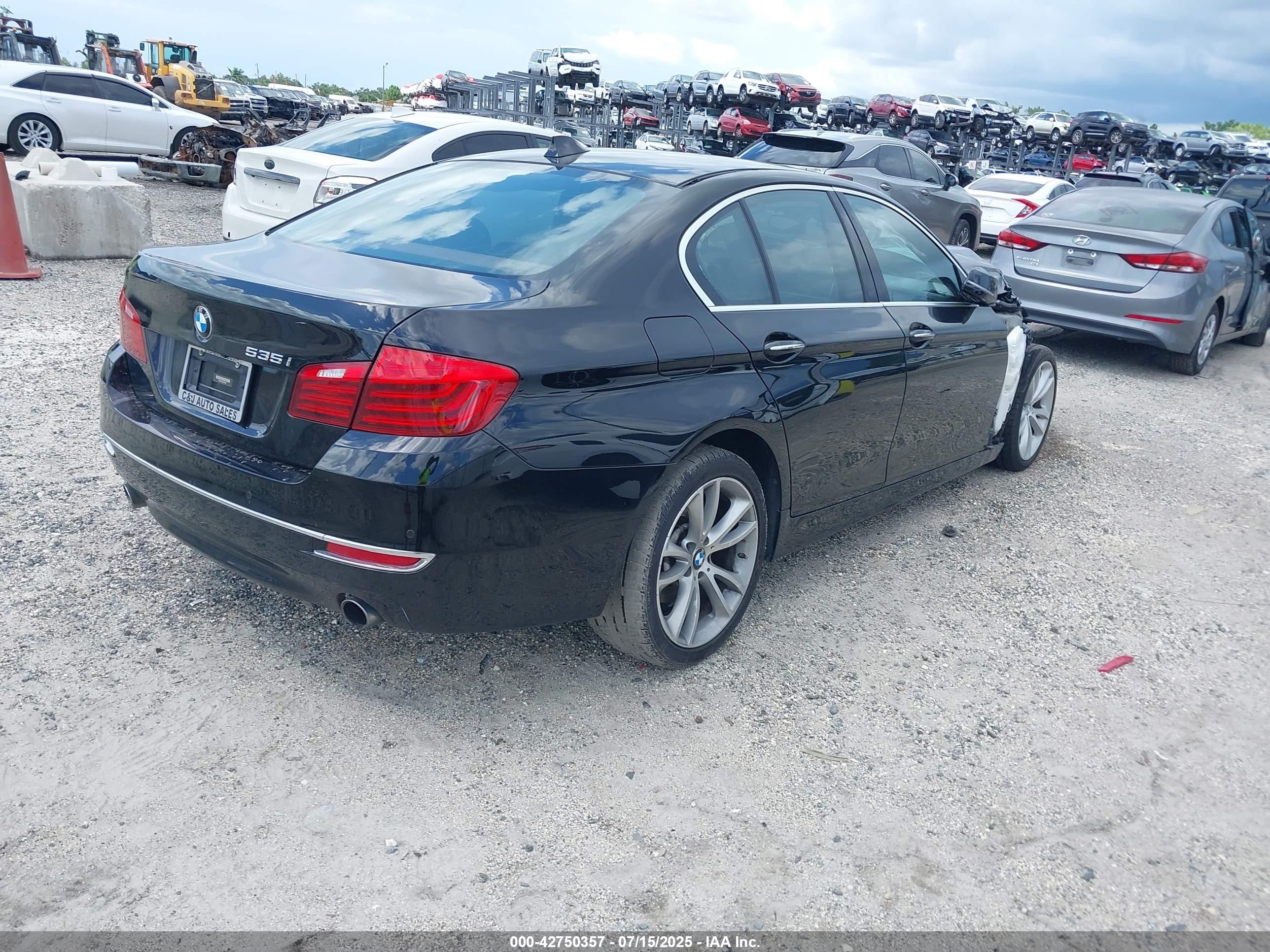 2015 Bmw 535i   Black vin: WBA5B1C52FD918831