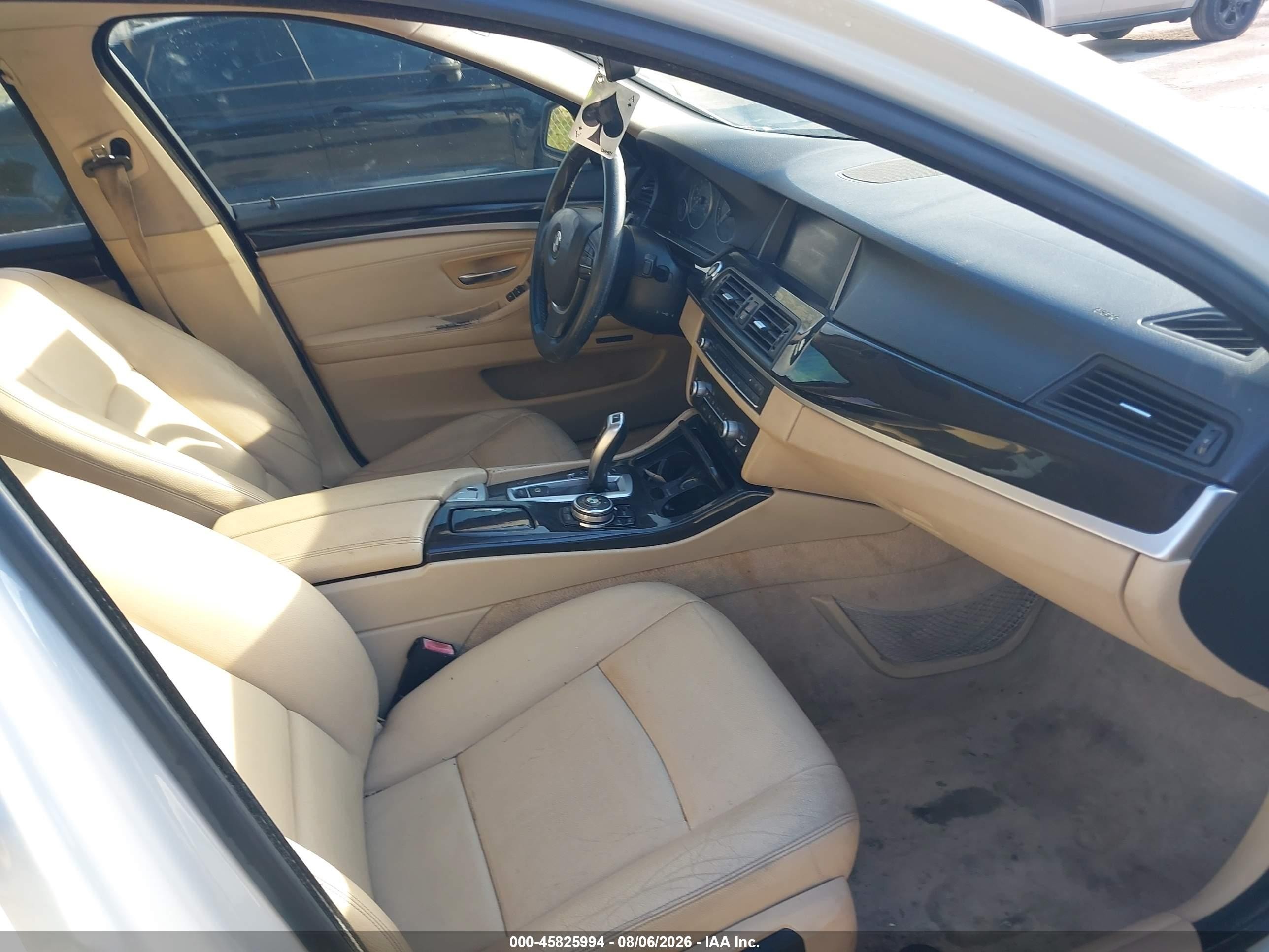 2015 Bmw 535i   White vin: WBA5B1C52FD922376