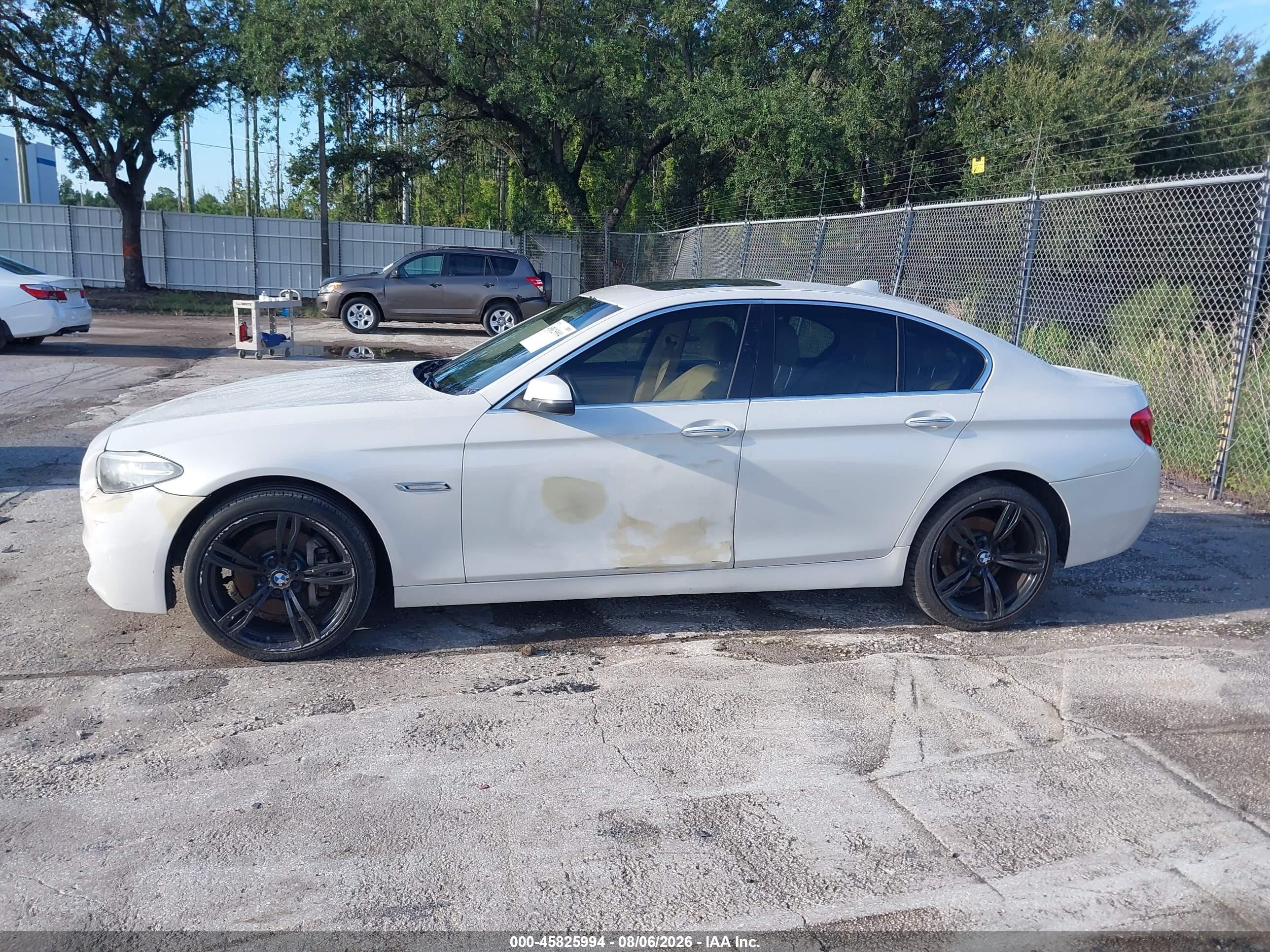 2015 Bmw 535i   White vin: WBA5B1C52FD922376