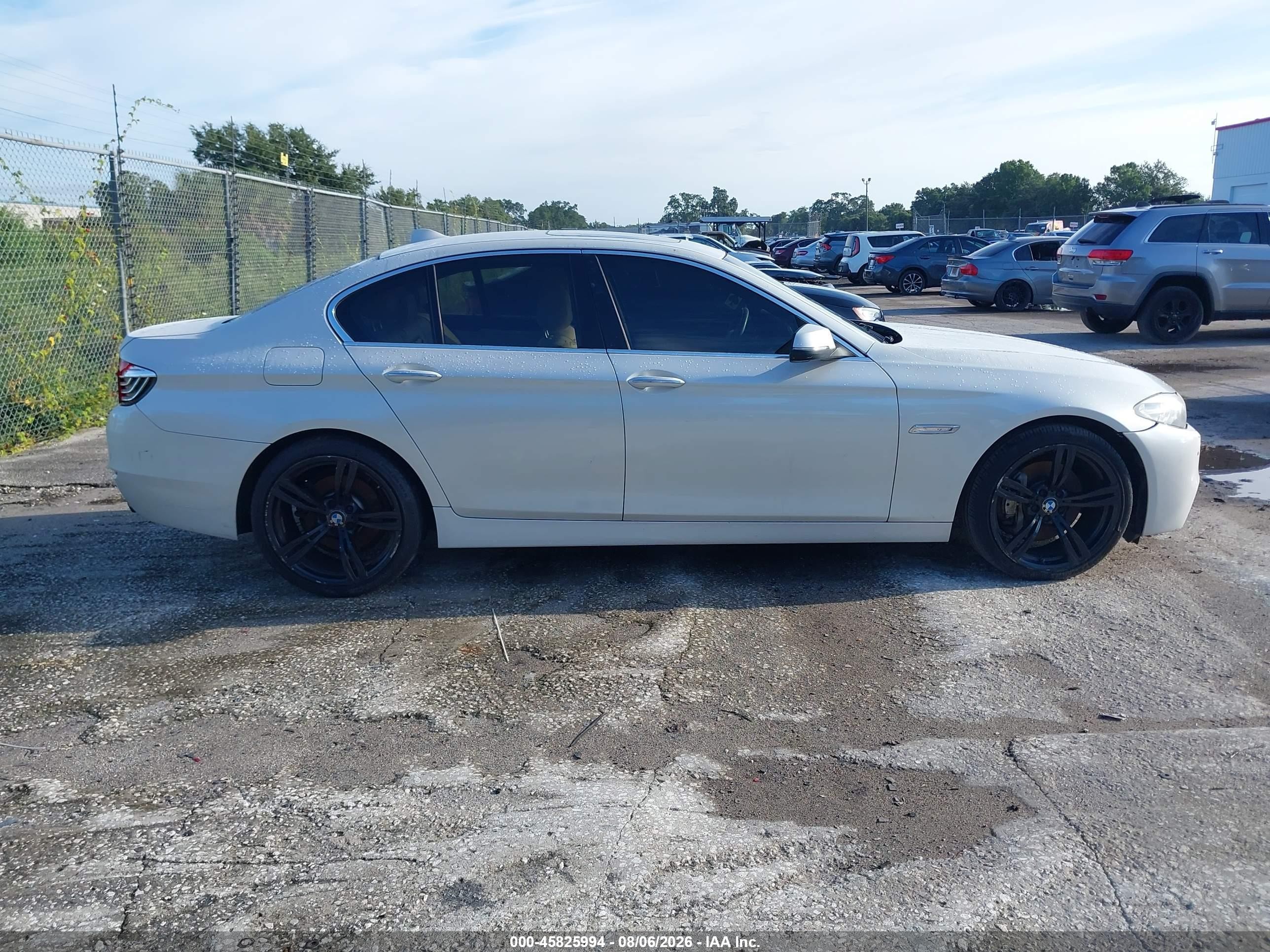 2015 Bmw 535i   White vin: WBA5B1C52FD922376