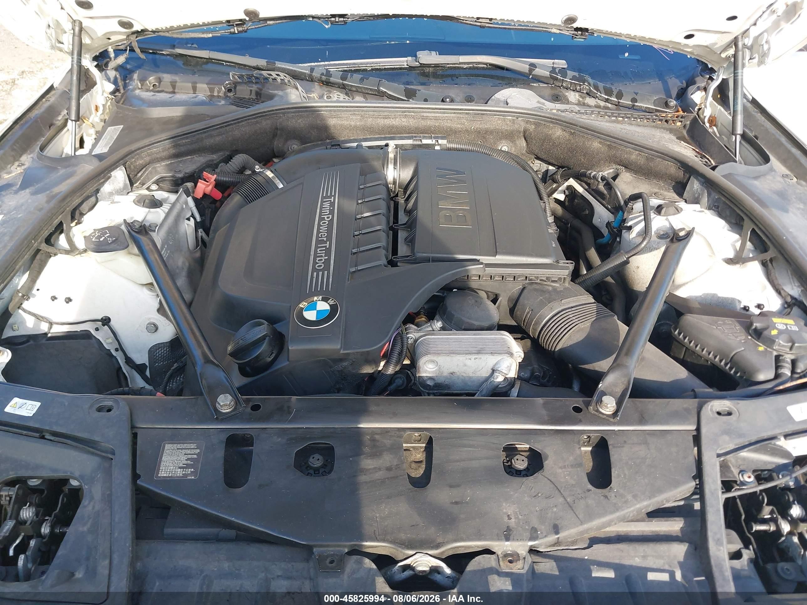 2015 Bmw 535i   White vin: WBA5B1C52FD922376