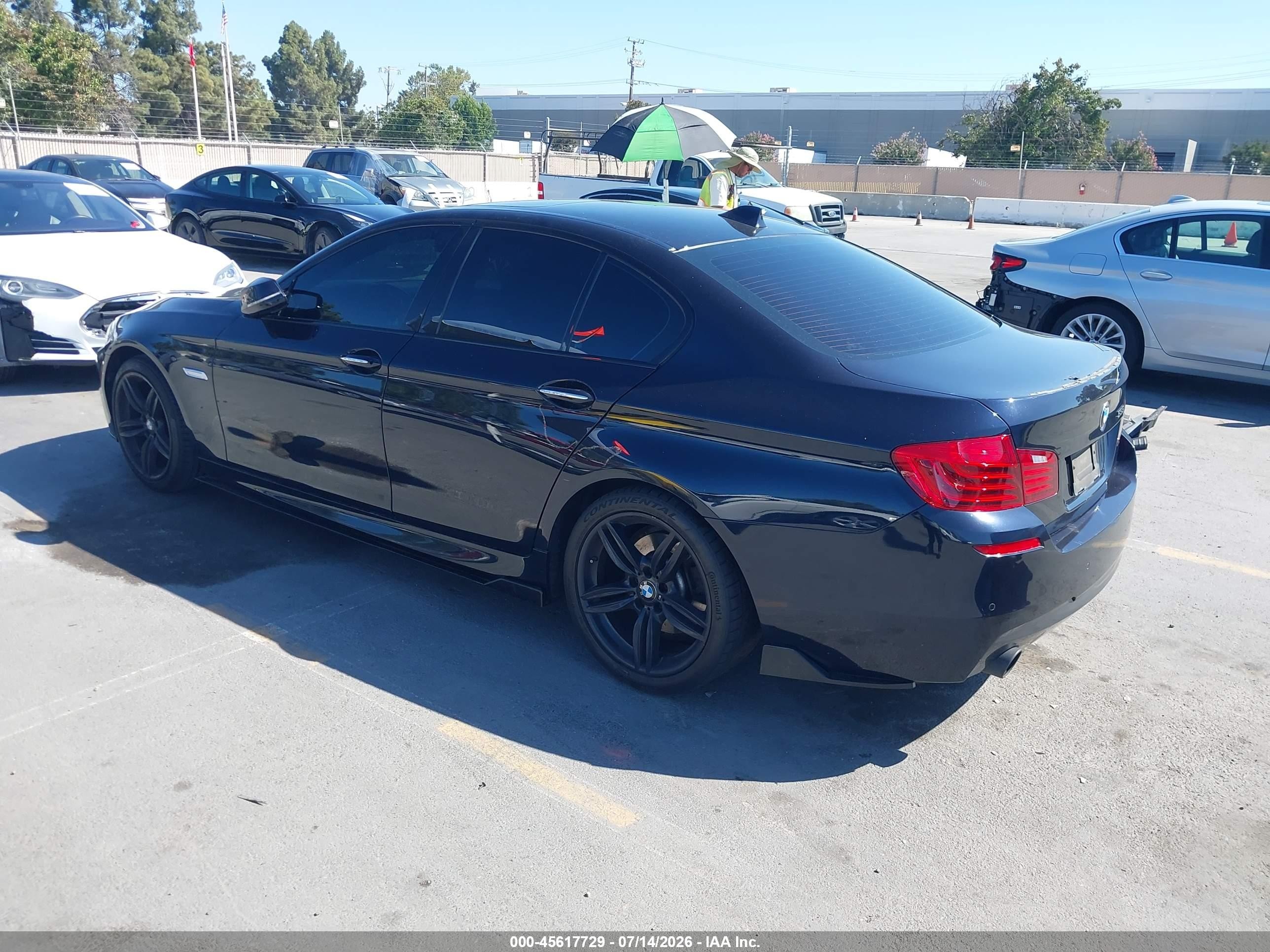 2015 Bmw 535i   Black vin: WBA5B1C52FG127262