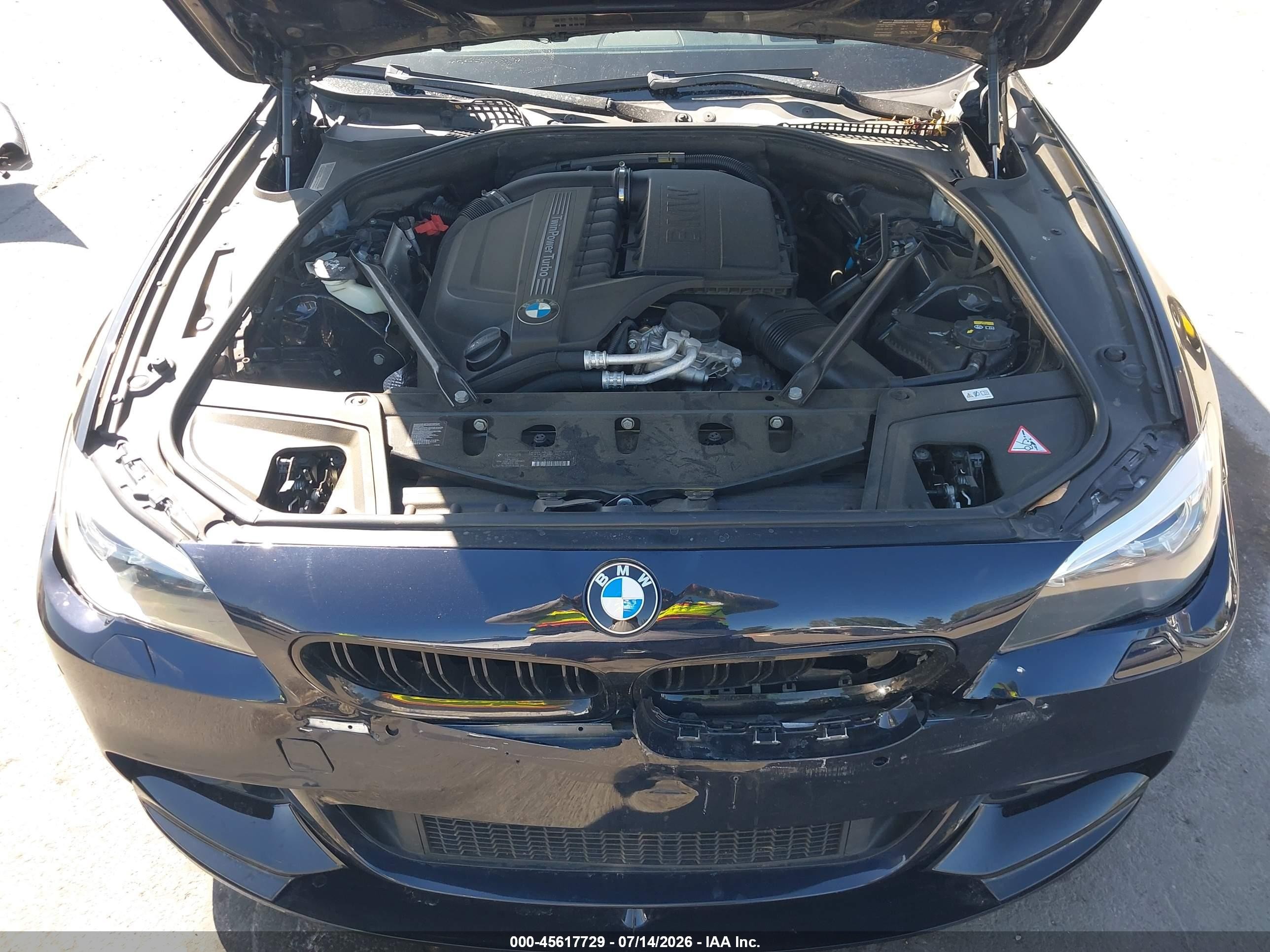 2015 Bmw 535i   Black vin: WBA5B1C52FG127262
