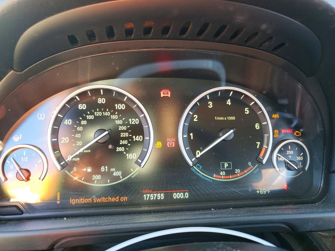2014 Bmw 5 Series Black vin: WBA5B1C53ED479007