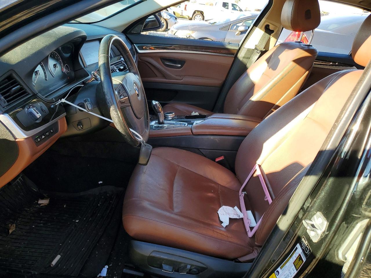2014 Bmw 5 Series Black vin: WBA5B1C53ED479007