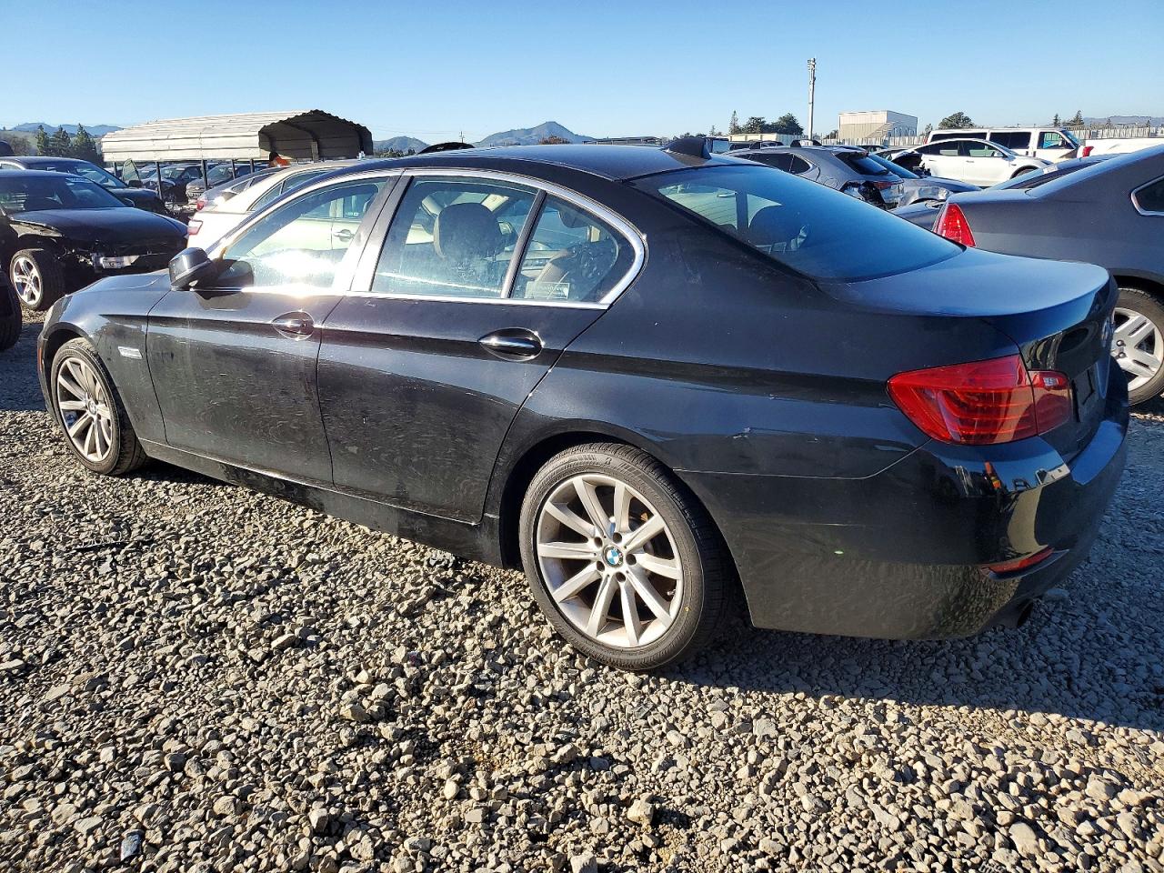 2014 Bmw 5 Series Black vin: WBA5B1C53ED479007