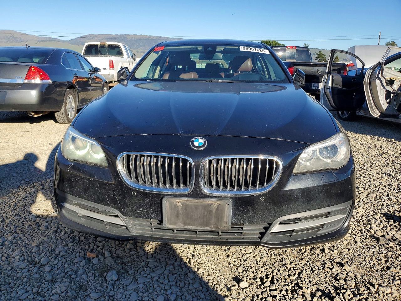 2014 Bmw 5 Series Black vin: WBA5B1C53ED479007