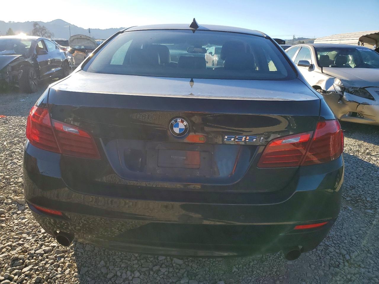 2014 Bmw 5 Series Black vin: WBA5B1C53ED479007