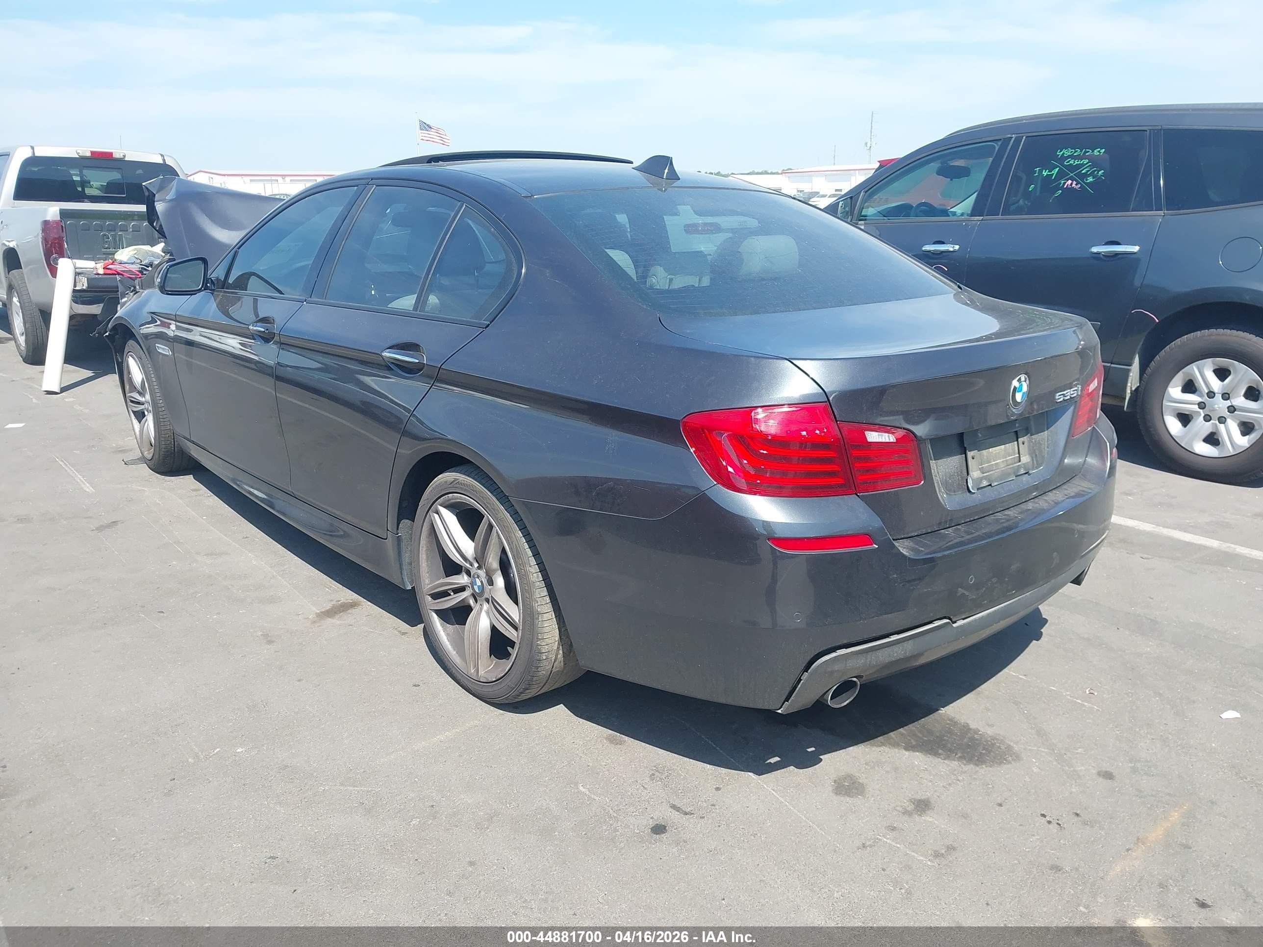 2014 Bmw 535i   Gray vin: WBA5B1C53ED479038
