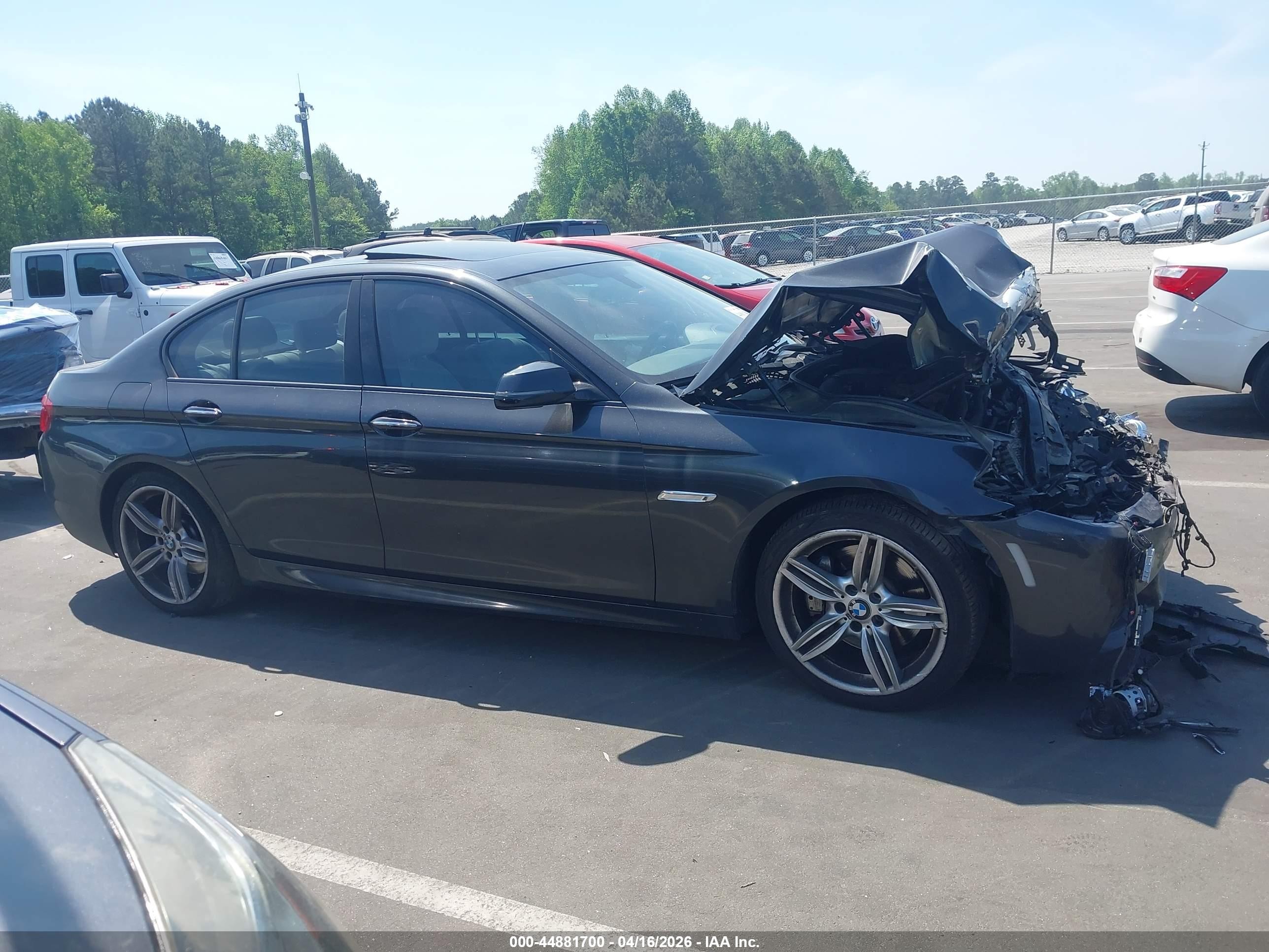 2014 Bmw 535i   Gray vin: WBA5B1C53ED479038
