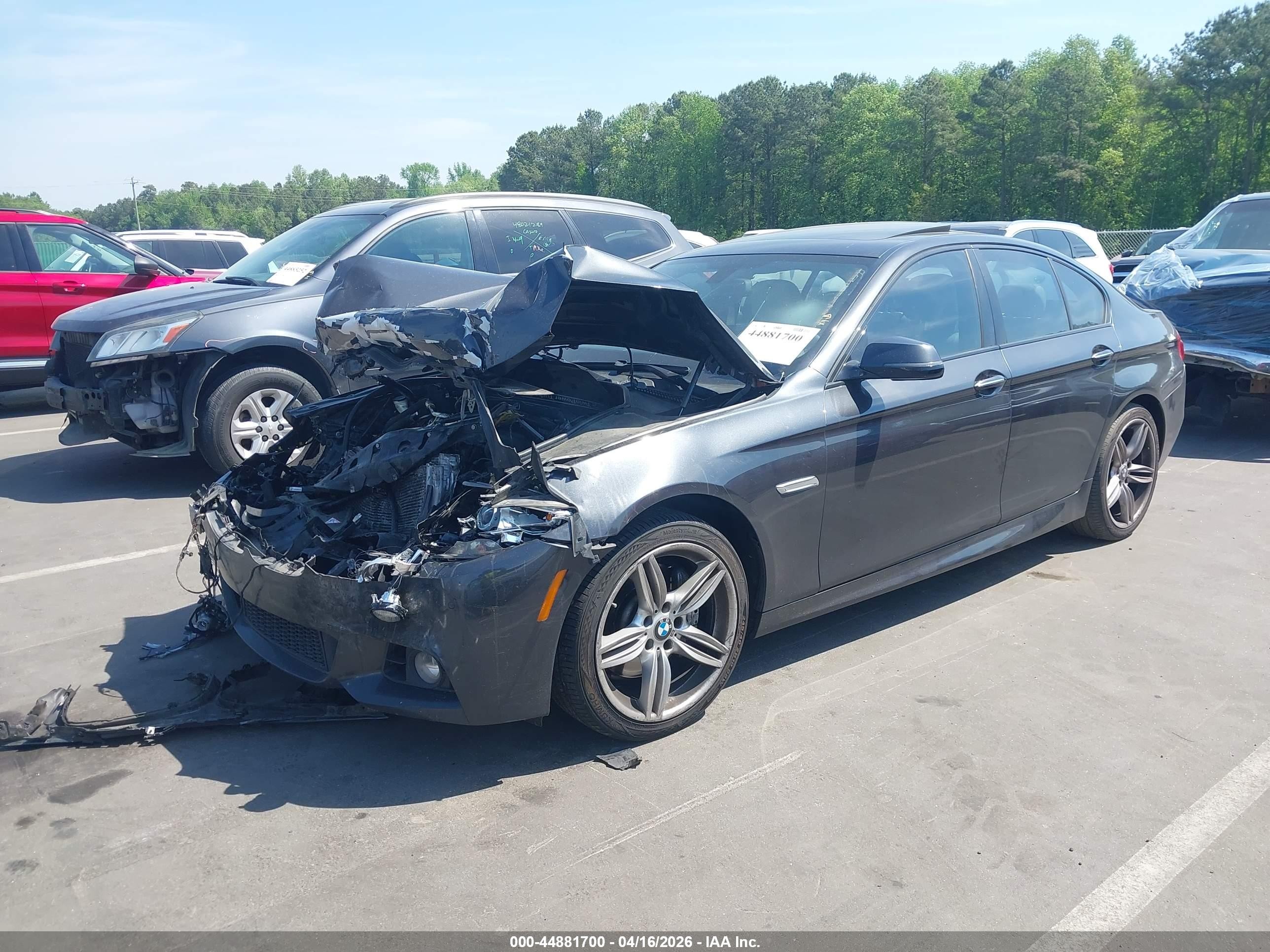 2014 Bmw 535i   Gray vin: WBA5B1C53ED479038