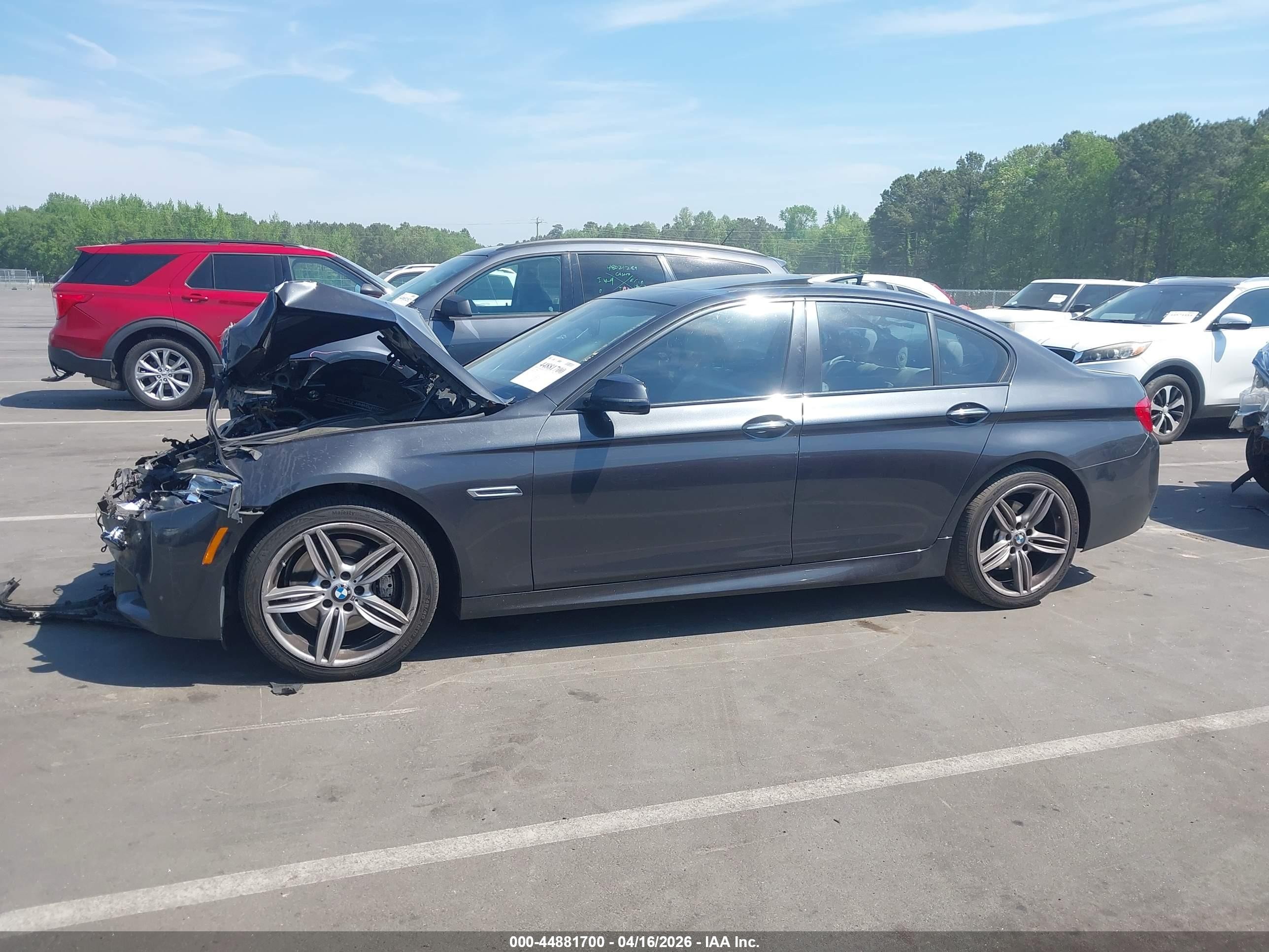2014 Bmw 535i   Gray vin: WBA5B1C53ED479038