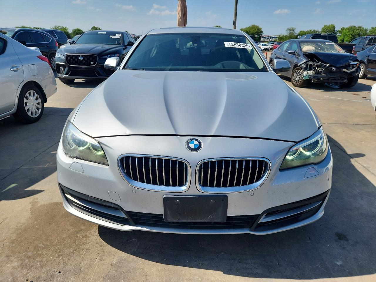 2014 Bmw 535 I Silver vin: WBA5B1C53ED483428