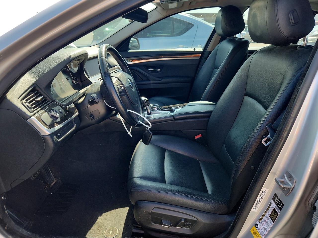 2014 Bmw 535 I Silver vin: WBA5B1C53ED483428