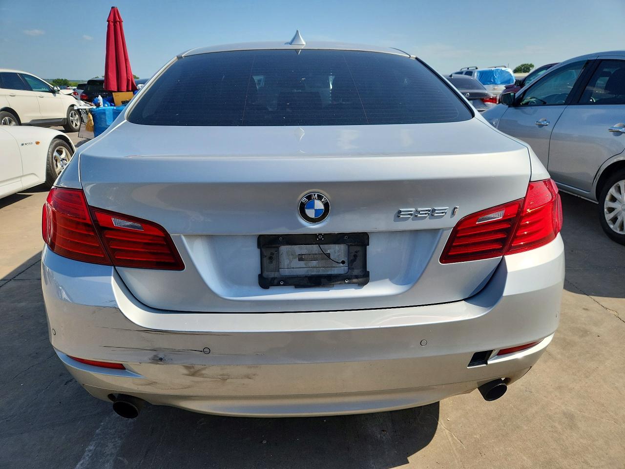 2014 Bmw 535 I Silver vin: WBA5B1C53ED483428