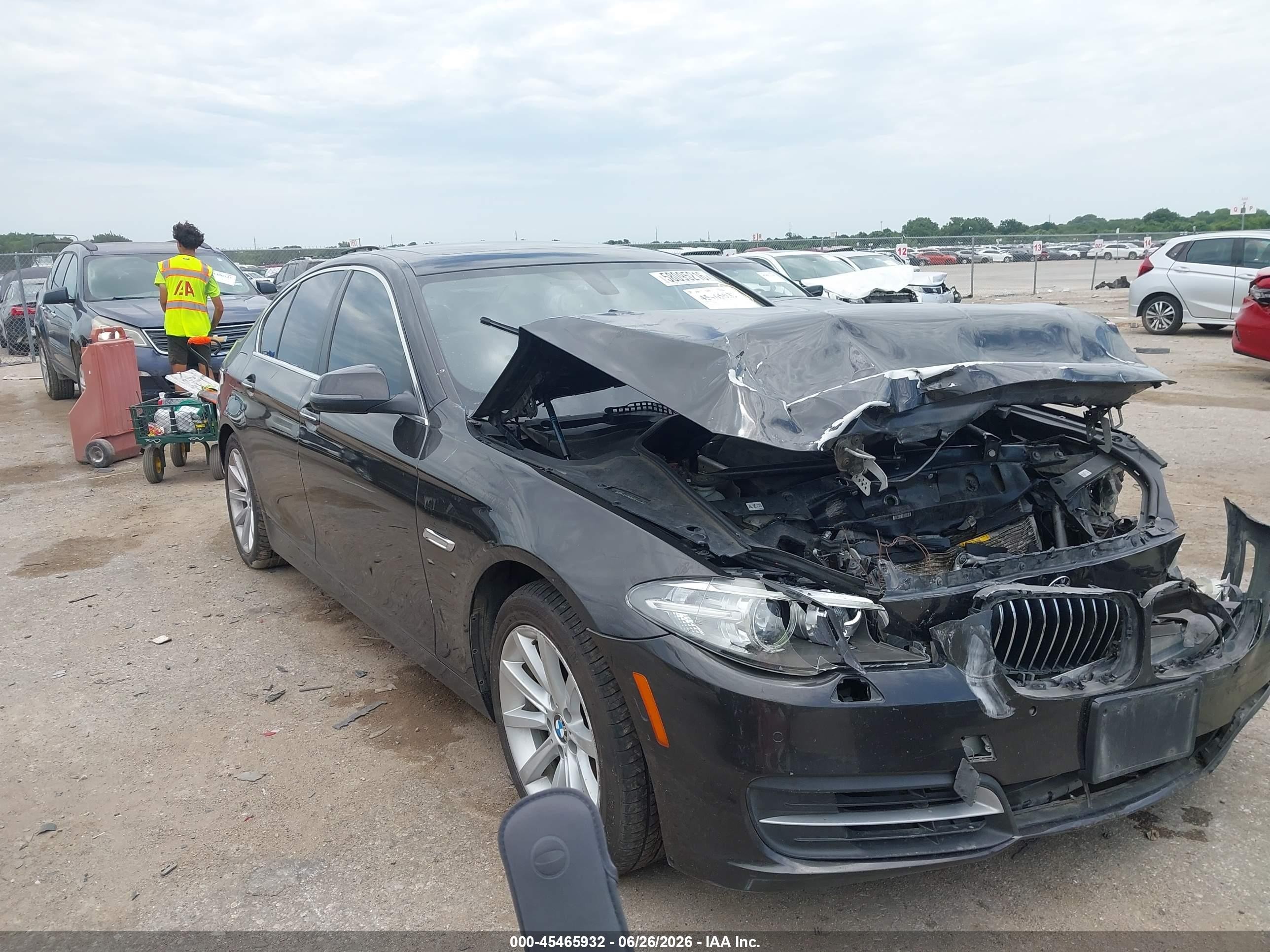 2014 Bmw 535i   Black vin: WBA5B1C53ED483655