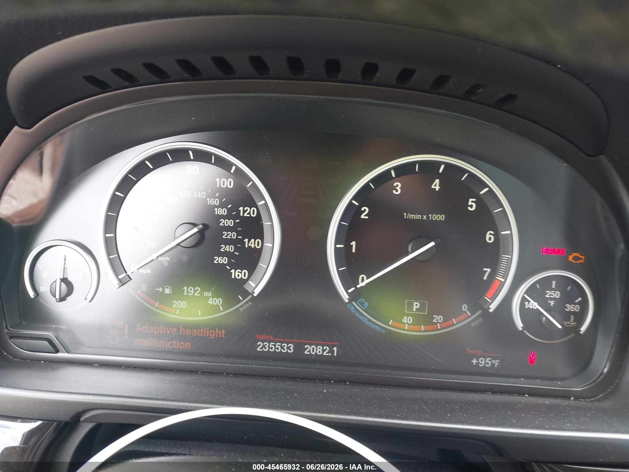 2014 Bmw 535i   Black vin: WBA5B1C53ED483655