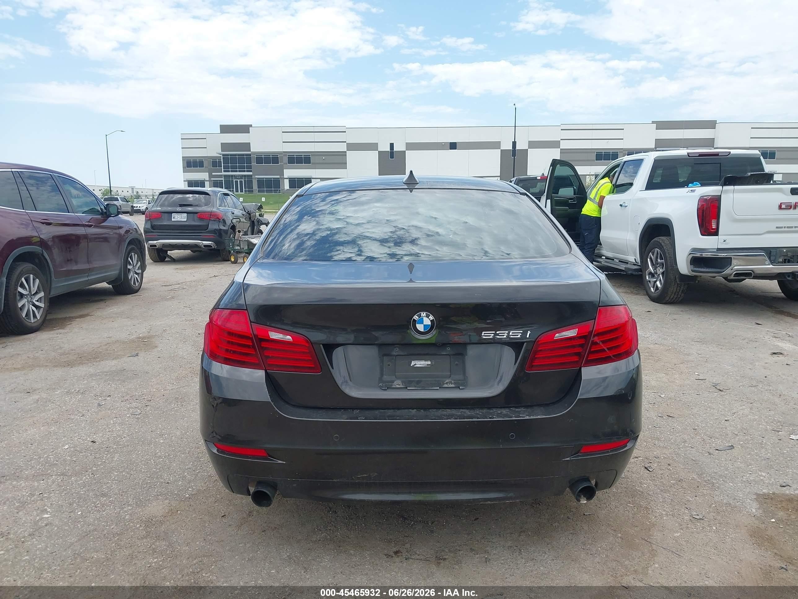2014 Bmw 535i   Black vin: WBA5B1C53ED483655