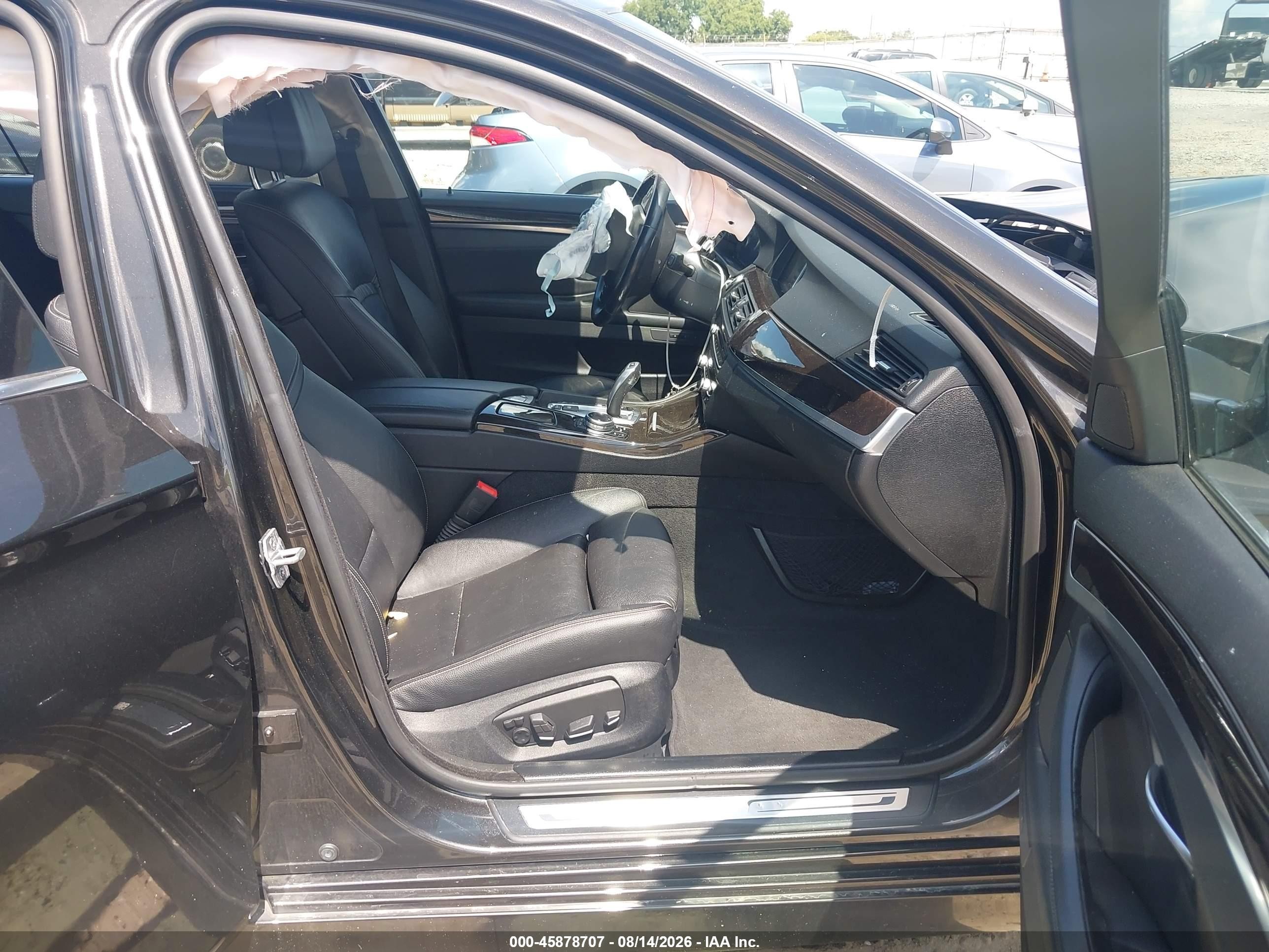 2014 Bmw 535i Black vin: WBA5B1C53ED483719