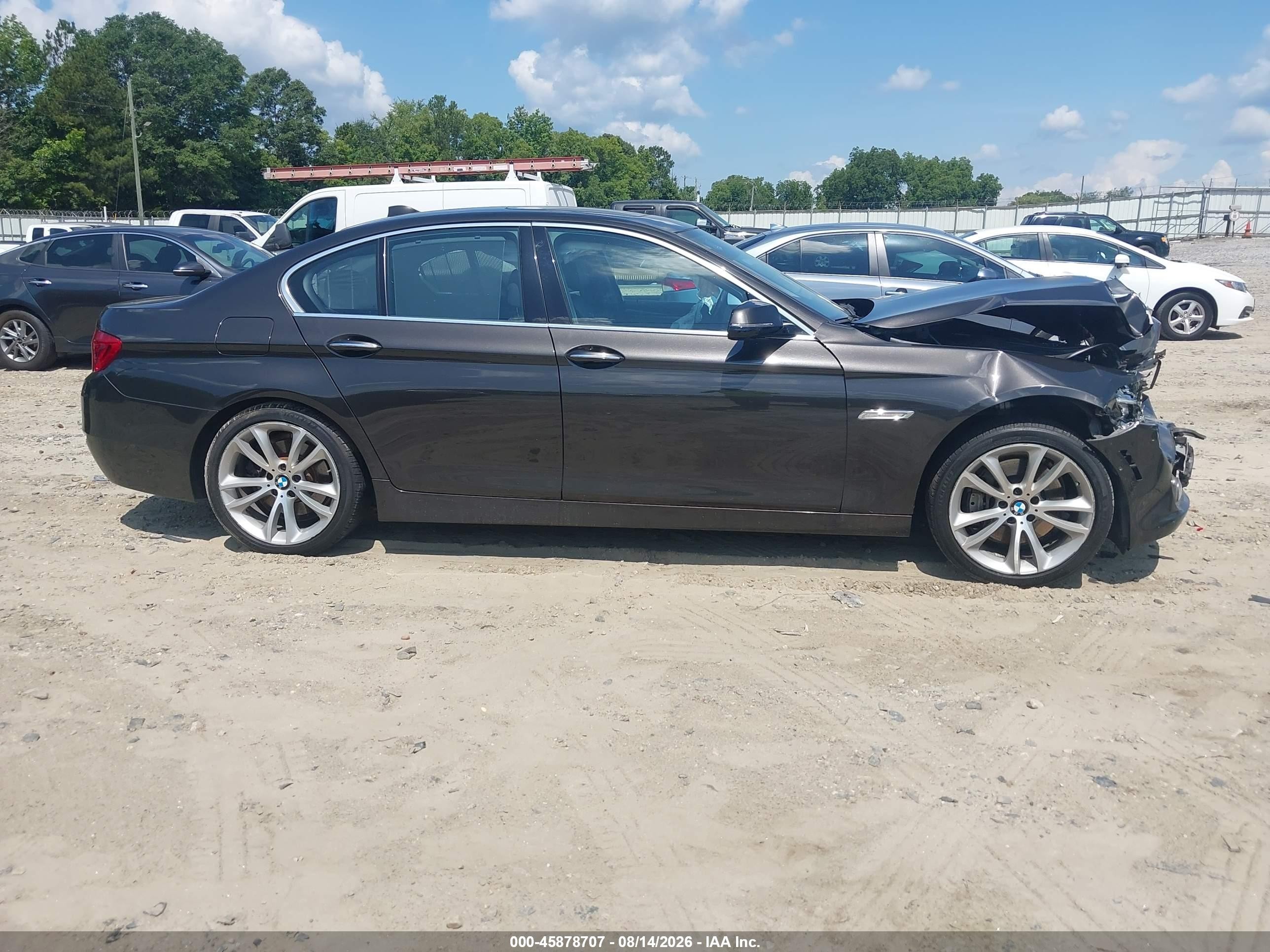 2014 Bmw 535i Black vin: WBA5B1C53ED483719
