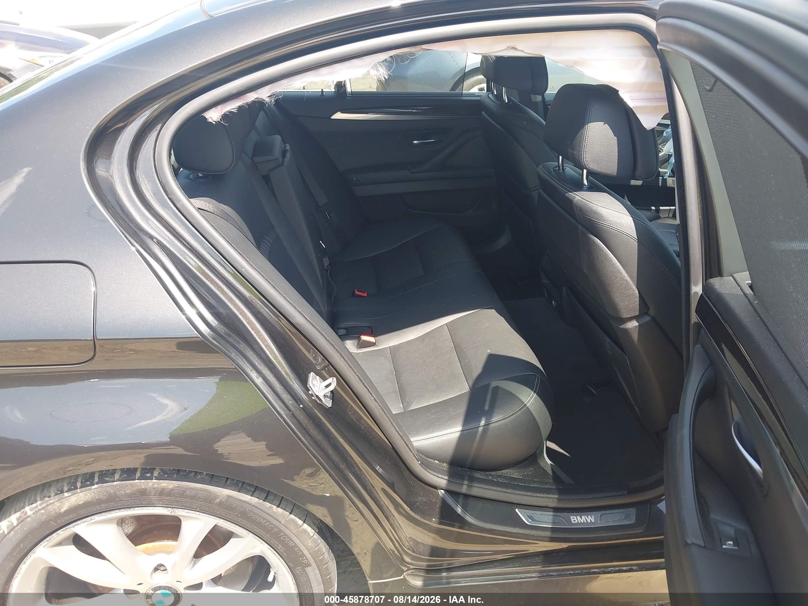 2014 Bmw 535i Black vin: WBA5B1C53ED483719