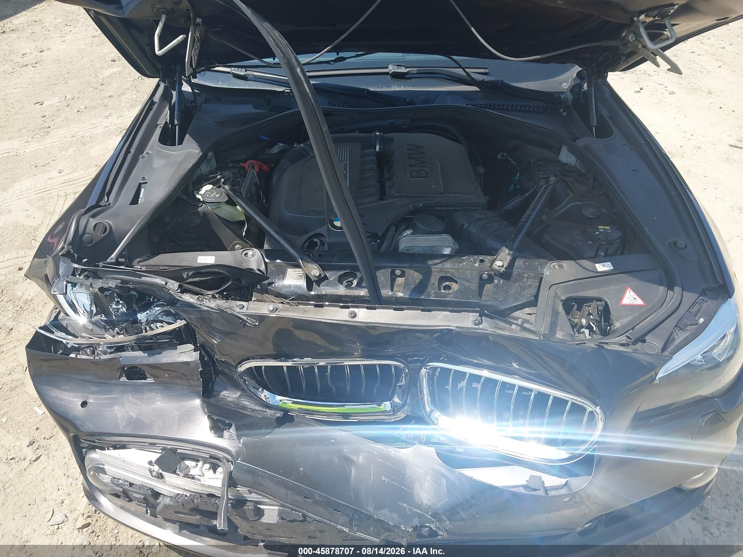 2014 Bmw 535i Black vin: WBA5B1C53ED483719