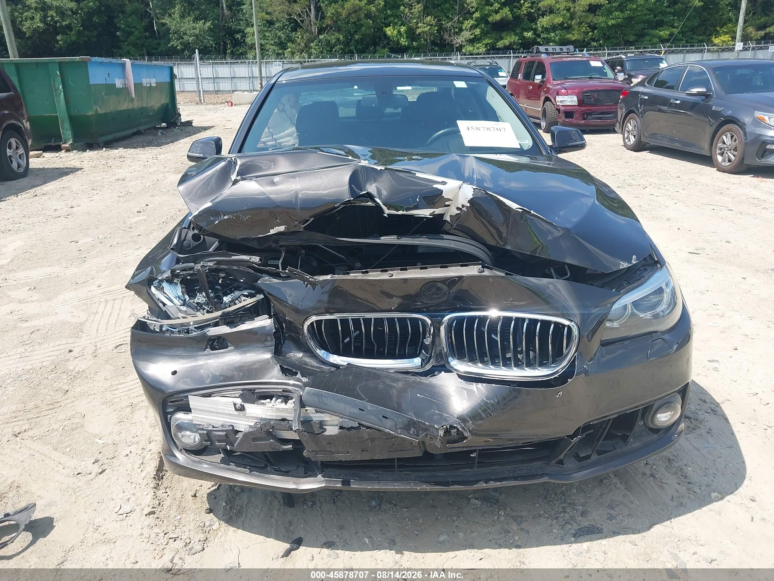 2014 Bmw 535i Black vin: WBA5B1C53ED483719