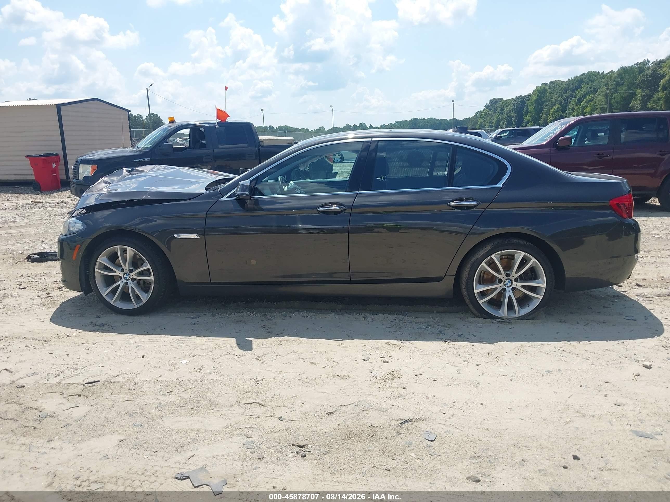 2014 Bmw 535i Black vin: WBA5B1C53ED483719