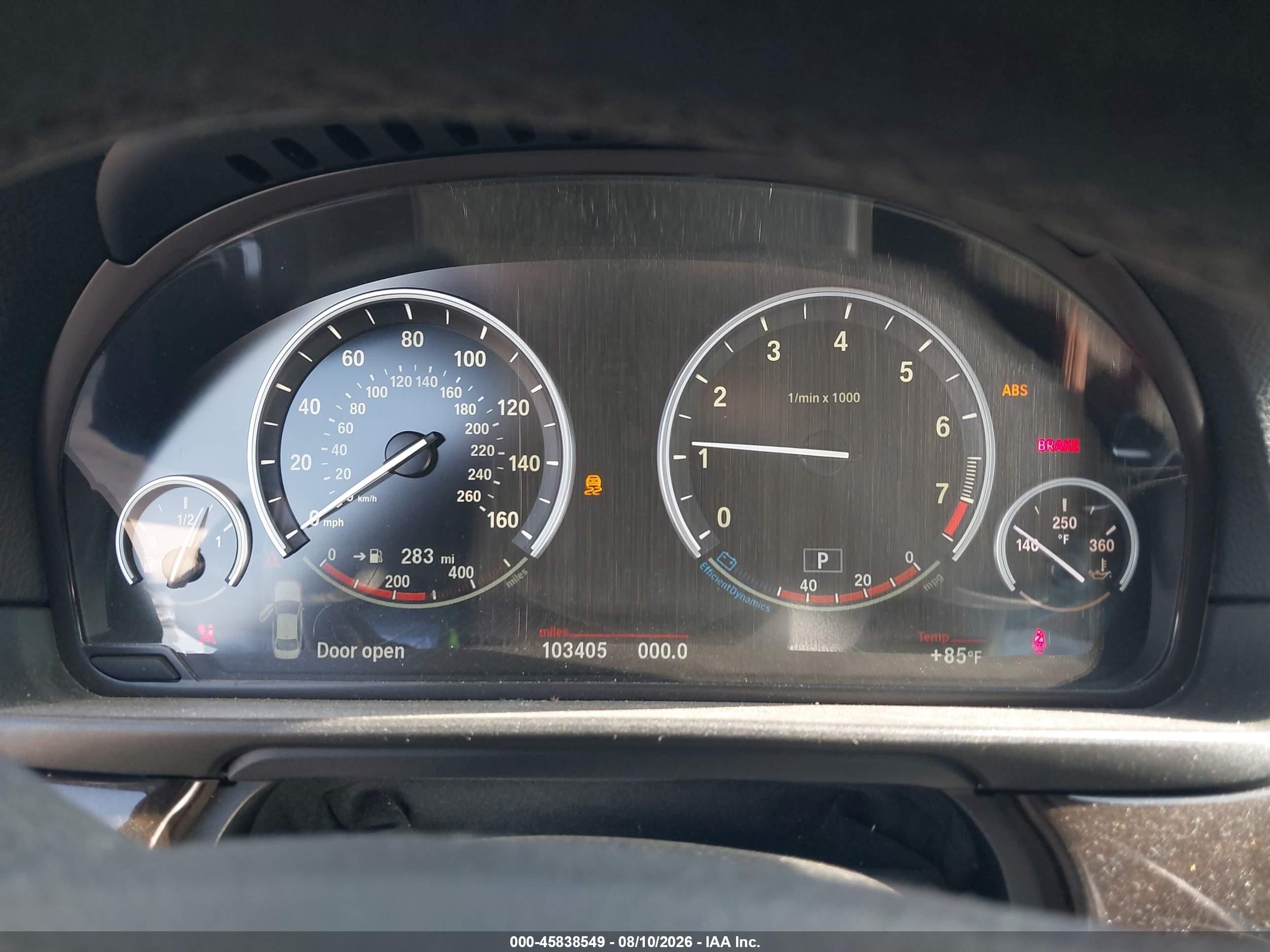 2014 Bmw 535i   Gray vin: WBA5B1C53ED484076