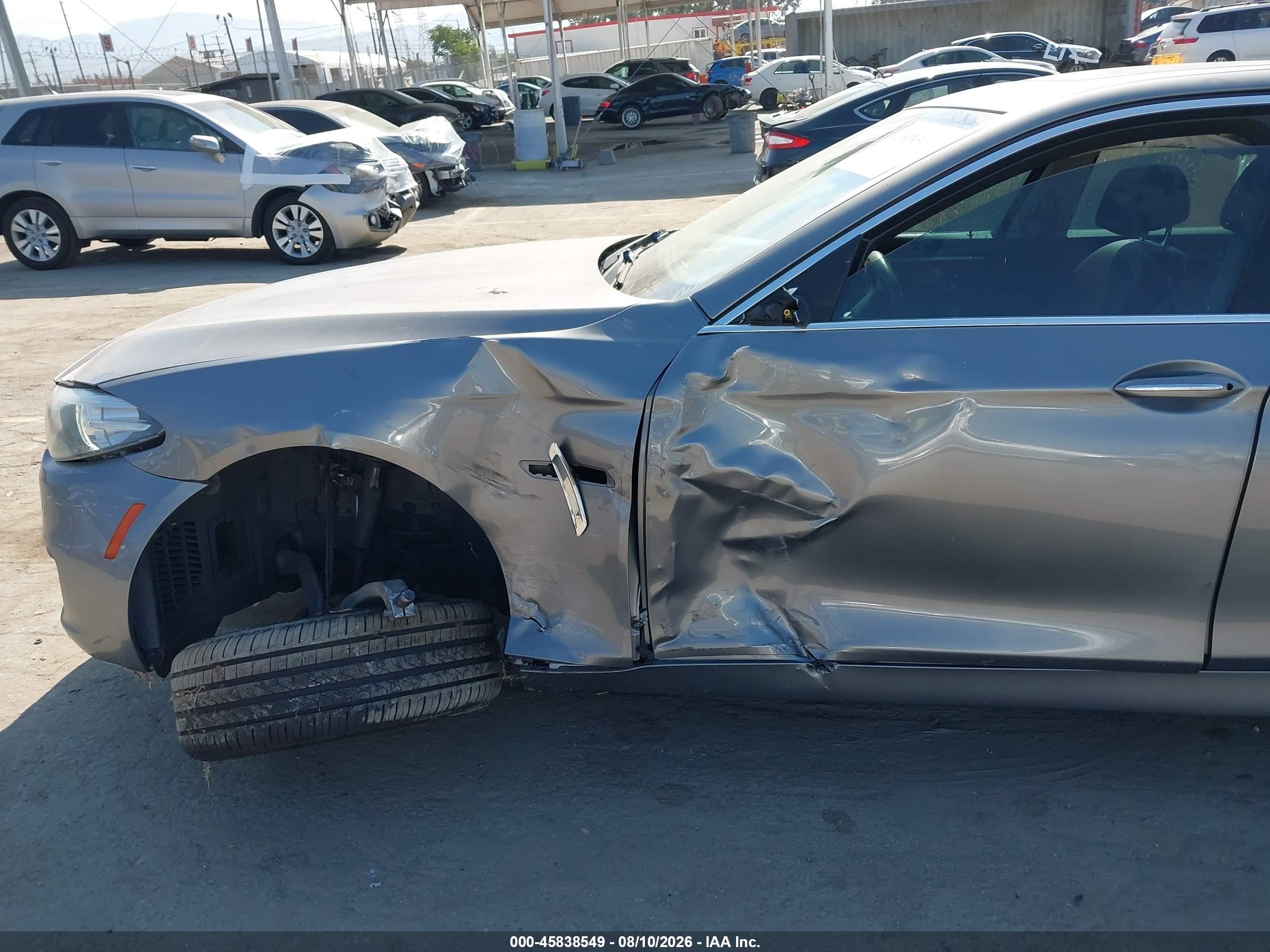 2014 Bmw 535i   Gray vin: WBA5B1C53ED484076