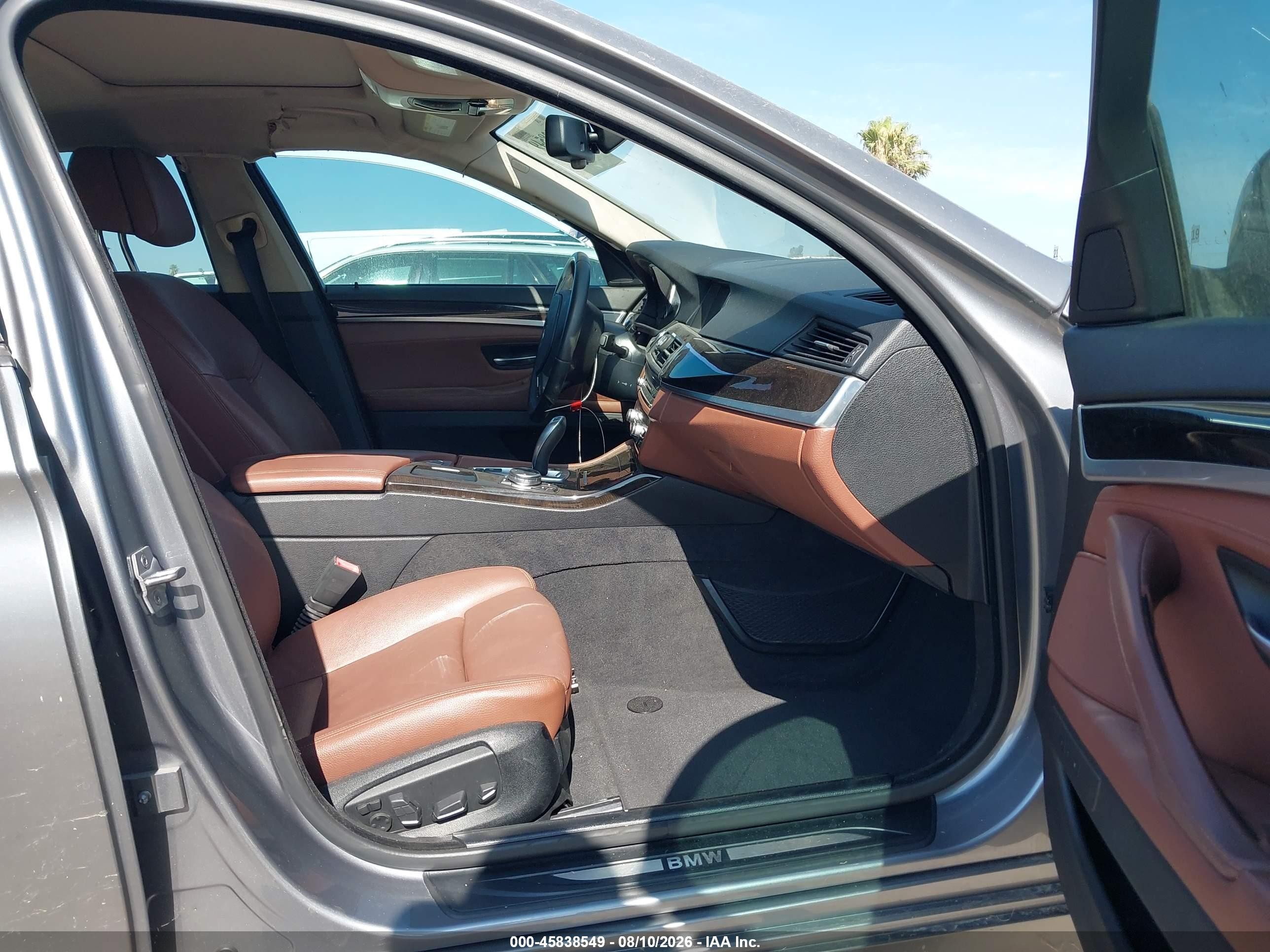 2014 Bmw 535i   Gray vin: WBA5B1C53ED484076