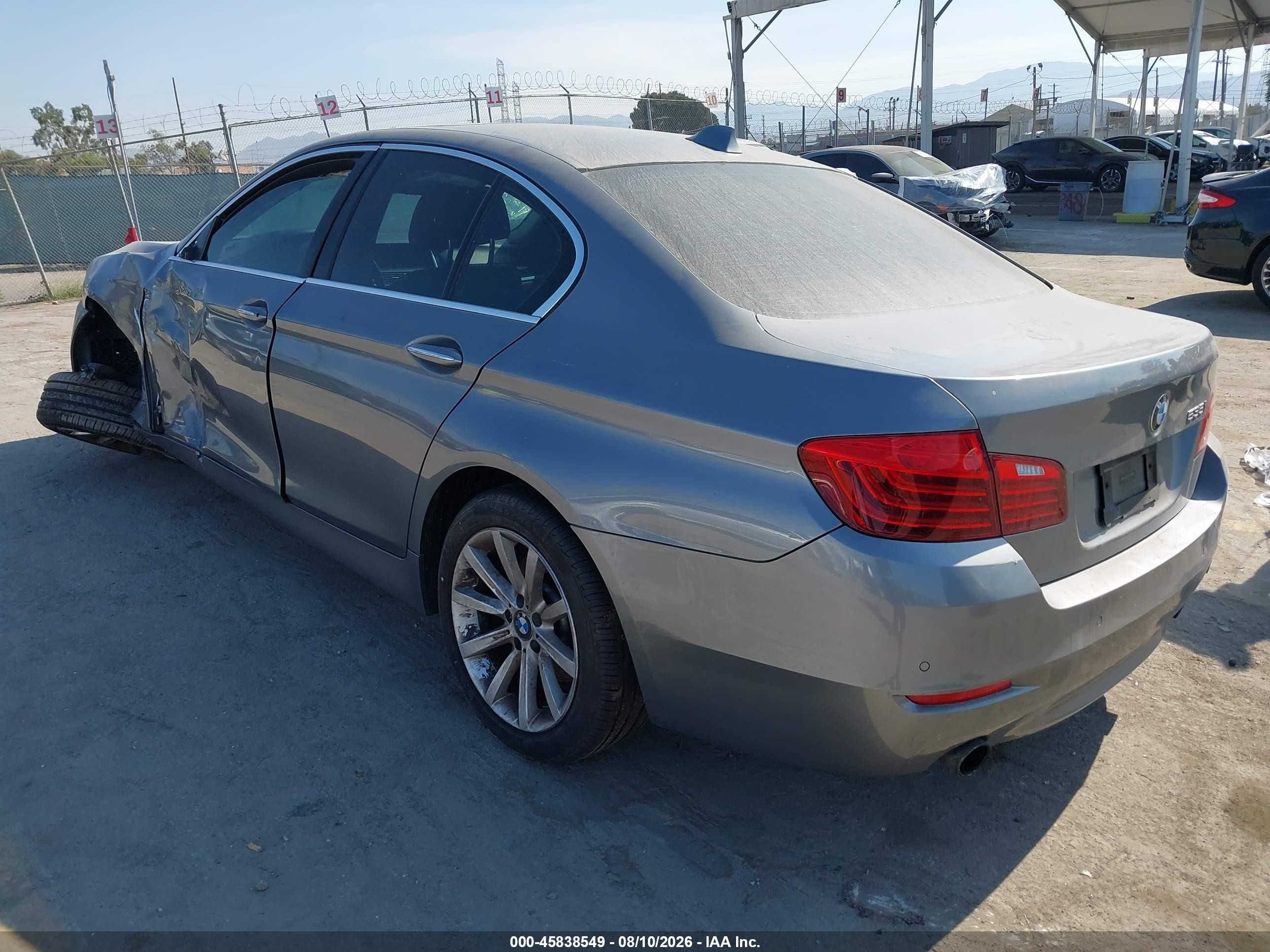 2014 Bmw 535i   Gray vin: WBA5B1C53ED484076