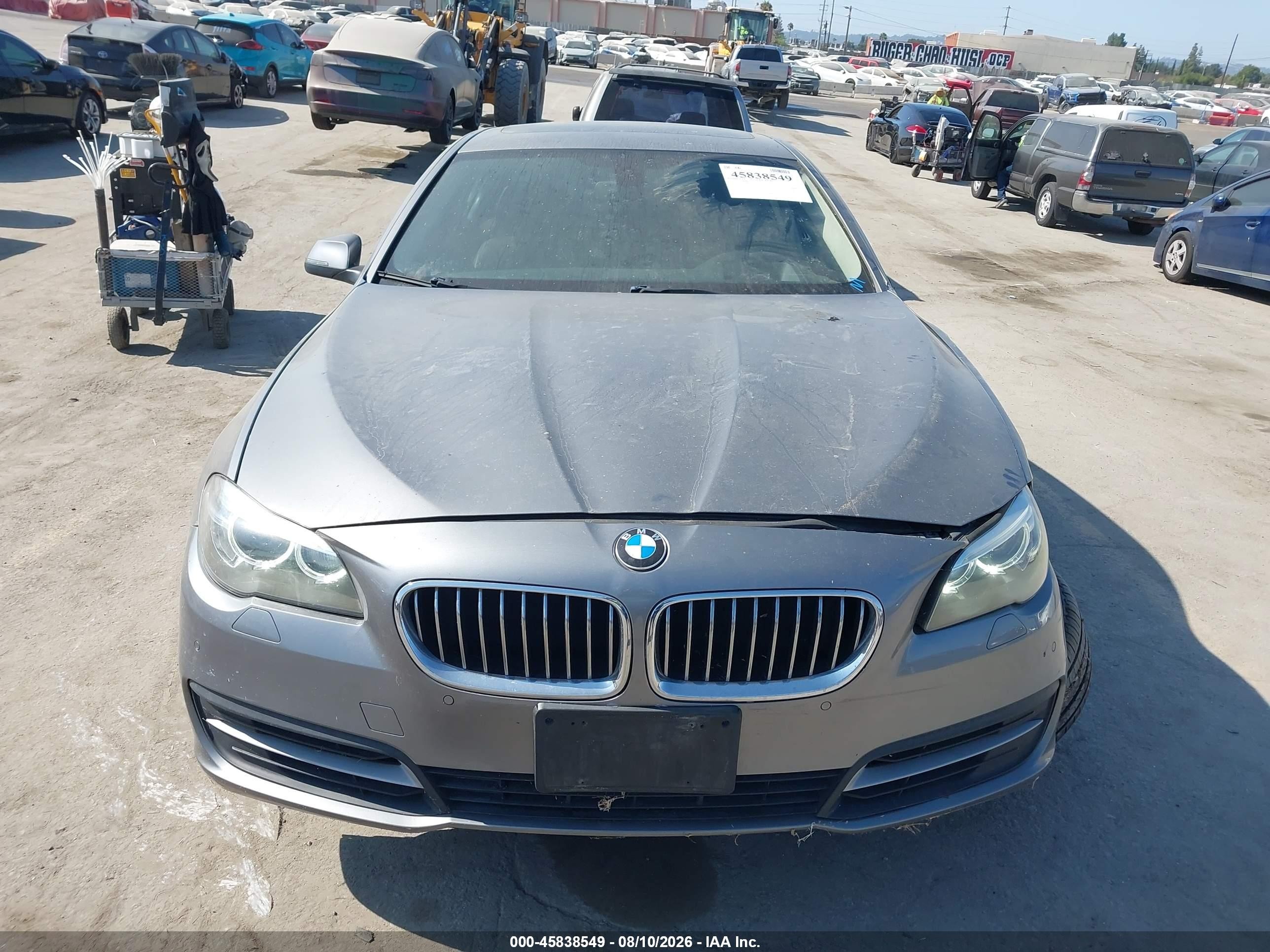 2014 Bmw 535i   Gray vin: WBA5B1C53ED484076