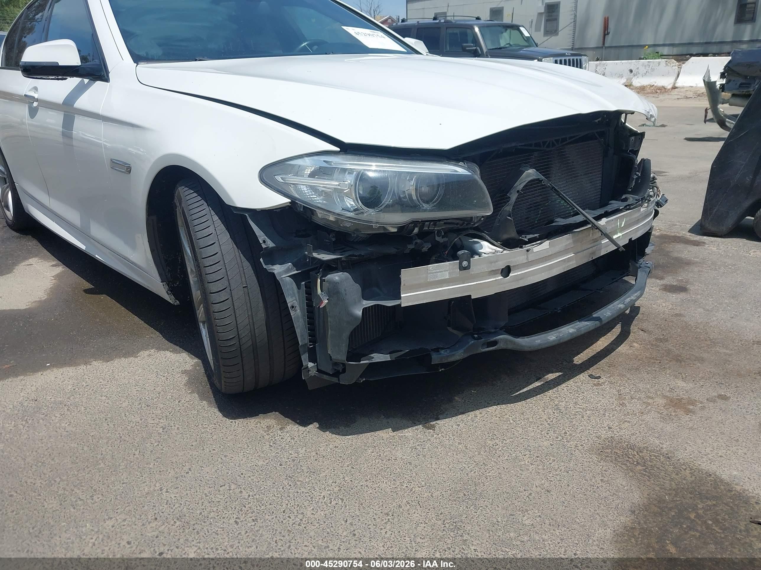 2014 Bmw 535i   White vin: WBA5B1C53ED484188