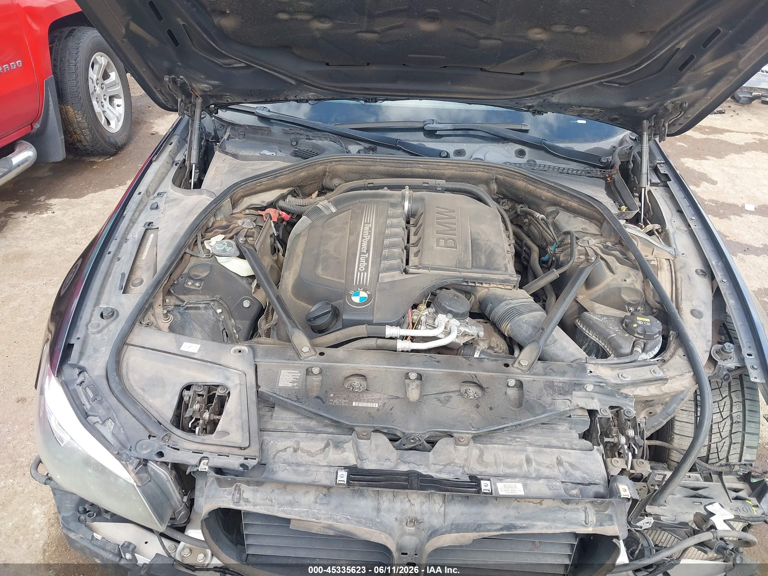 2015 Bmw 535i Gray vin: WBA5B1C53FD919969