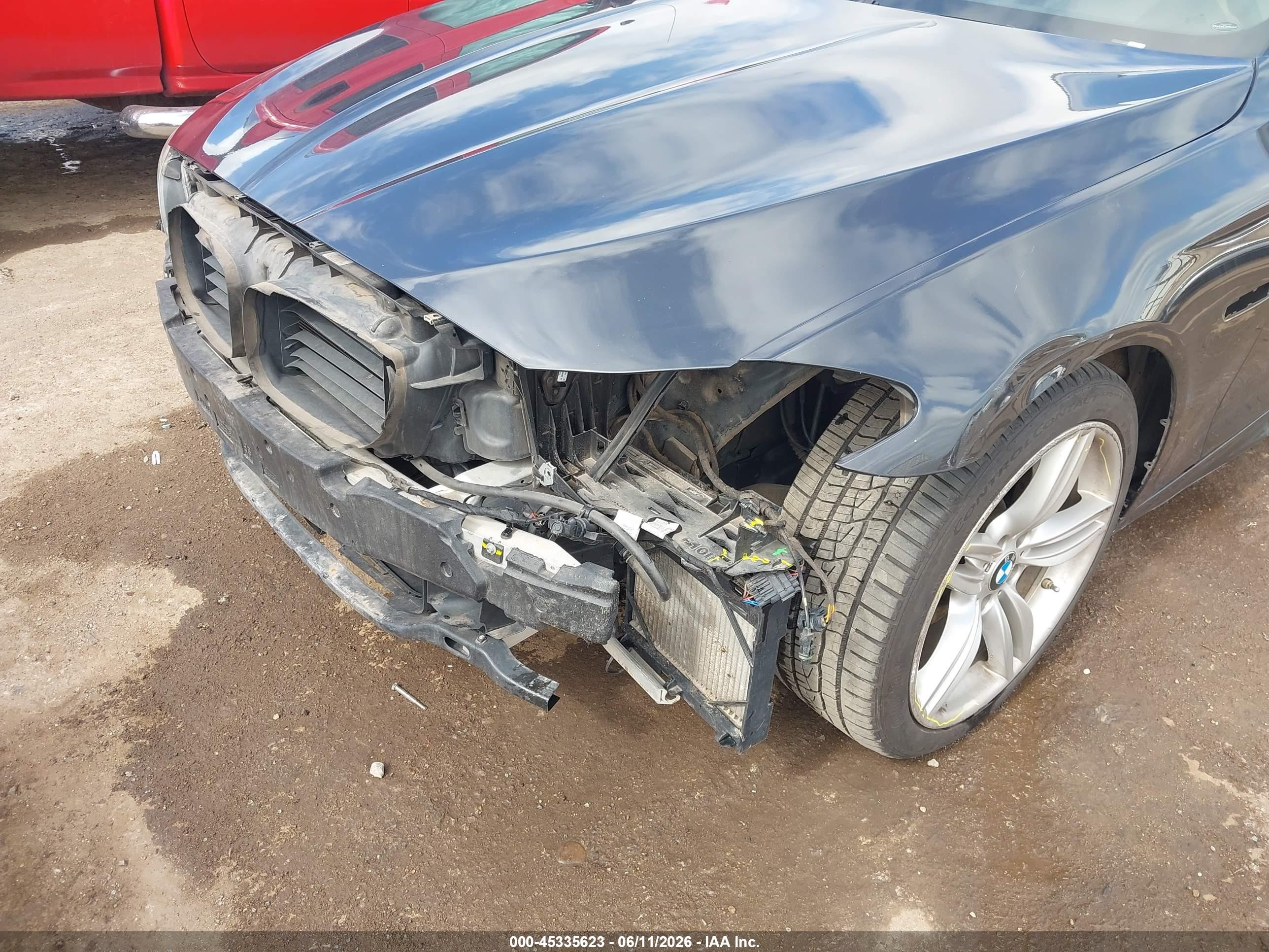 2015 Bmw 535i Gray vin: WBA5B1C53FD919969