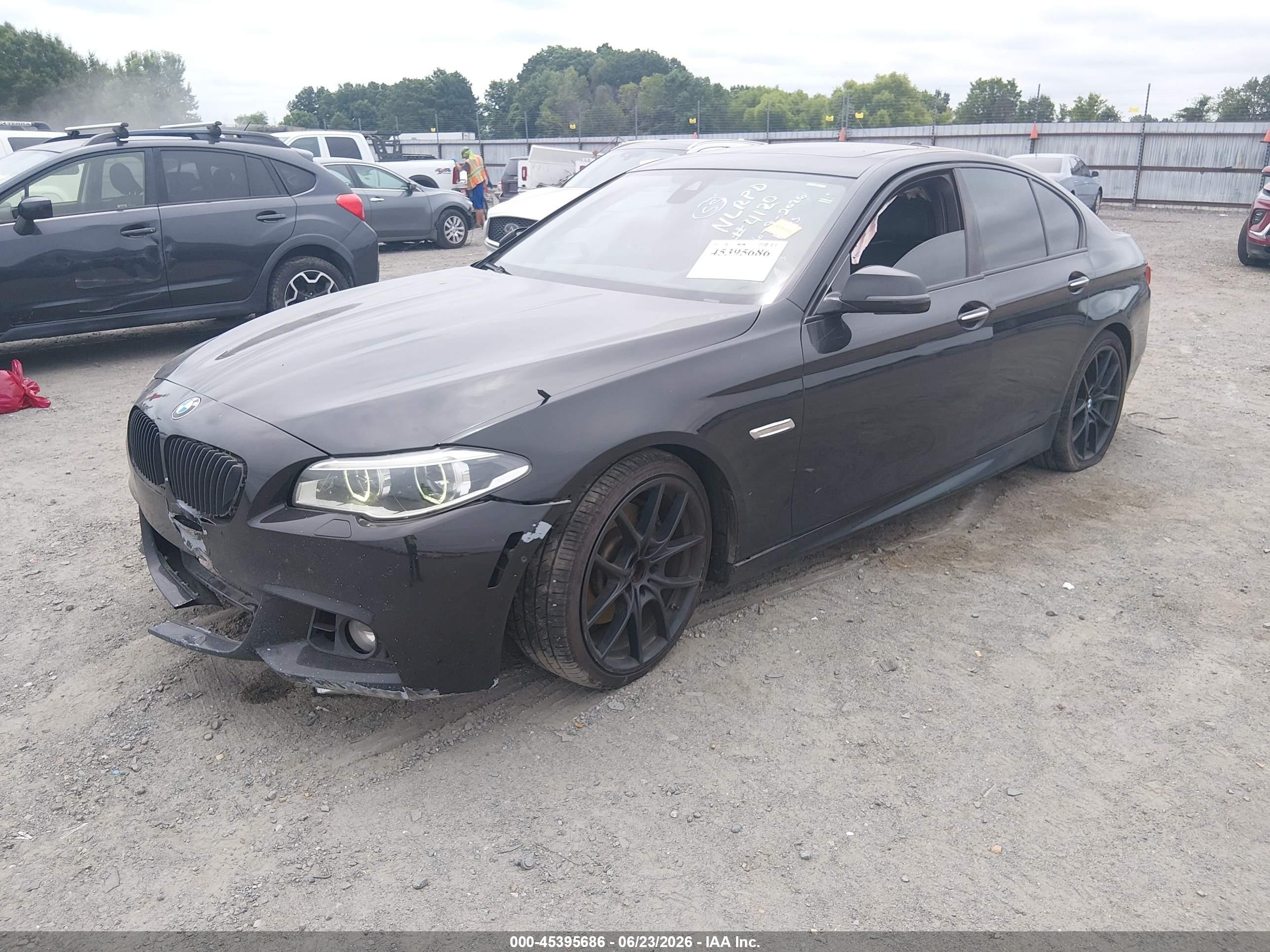 2015 Bmw 535i Black vin: WBA5B1C53FG127027