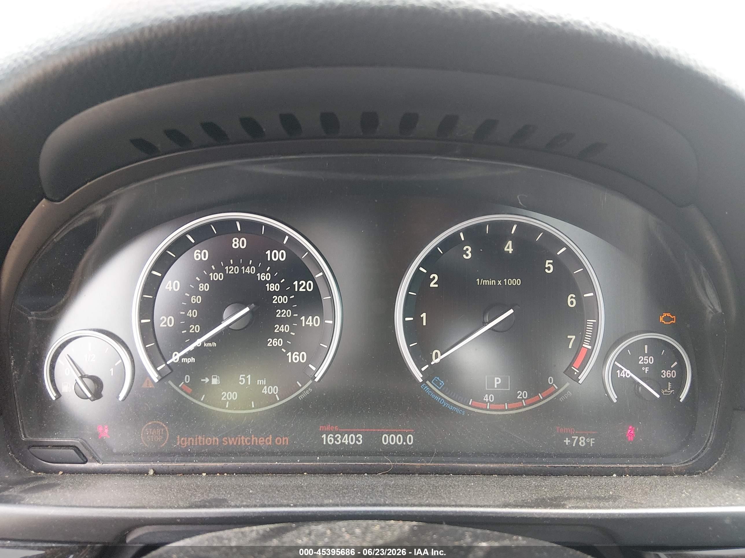 2015 Bmw 535i Black vin: WBA5B1C53FG127027