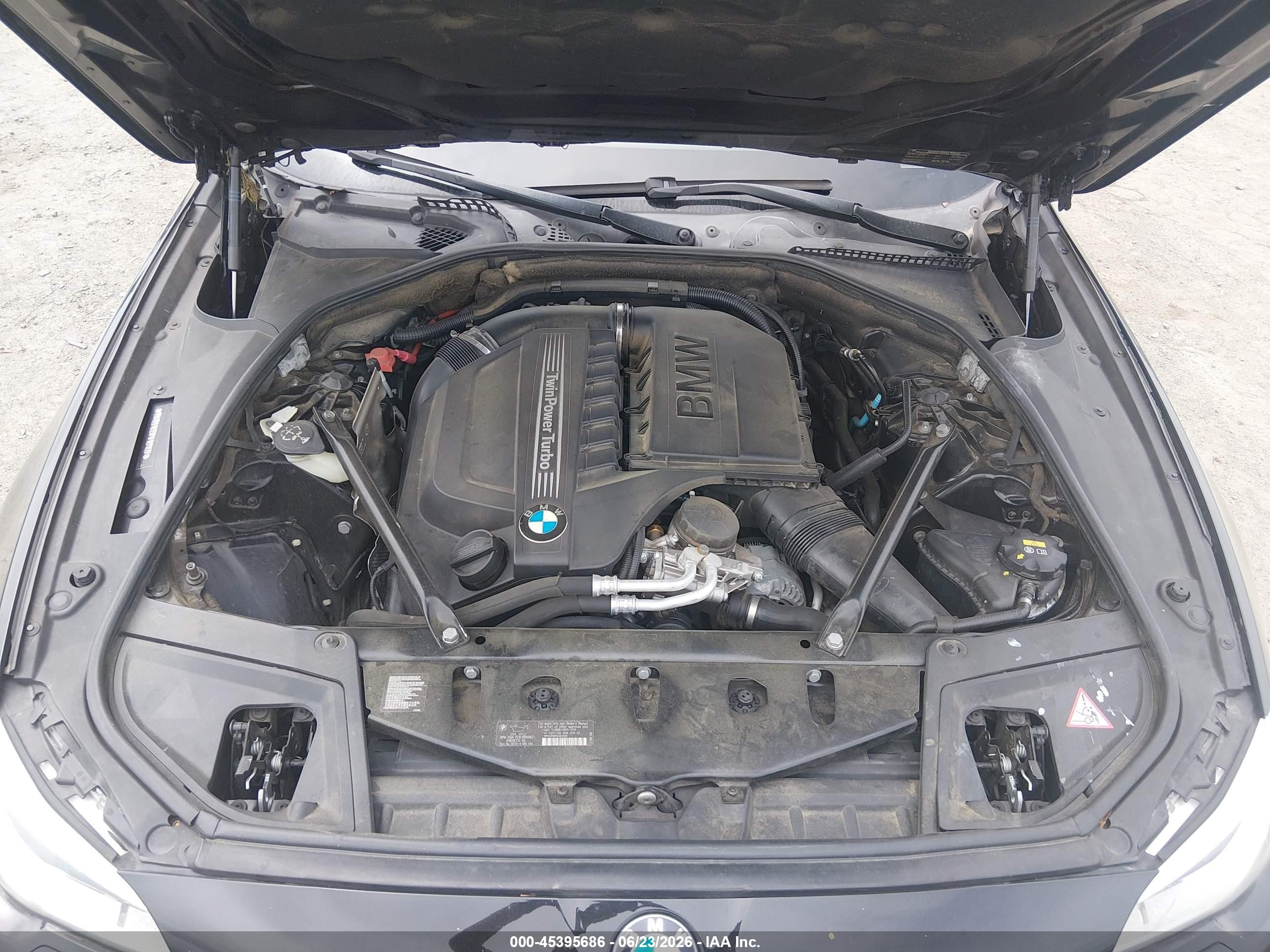 2015 Bmw 535i Black vin: WBA5B1C53FG127027