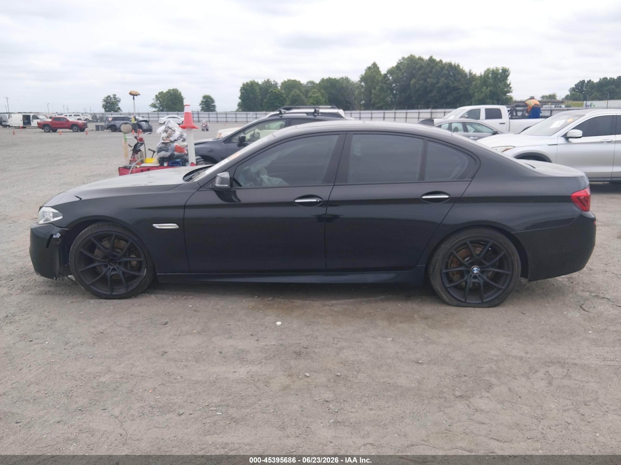 2015 Bmw 535i Black vin: WBA5B1C53FG127027