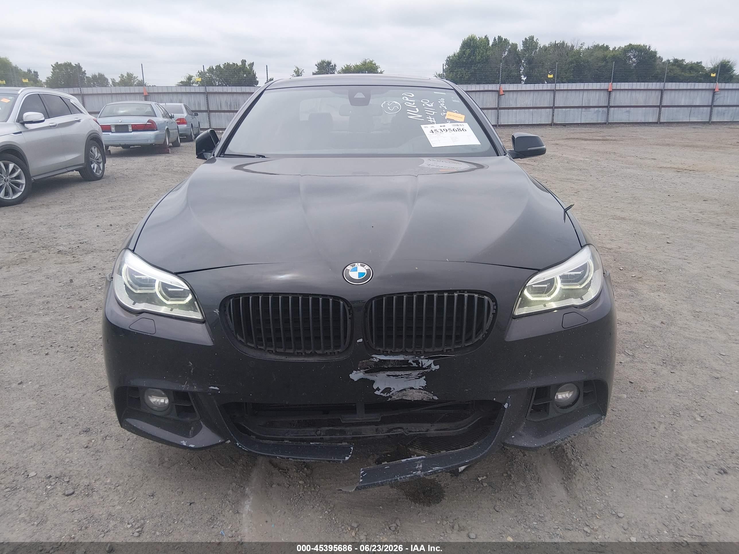 2015 Bmw 535i Black vin: WBA5B1C53FG127027
